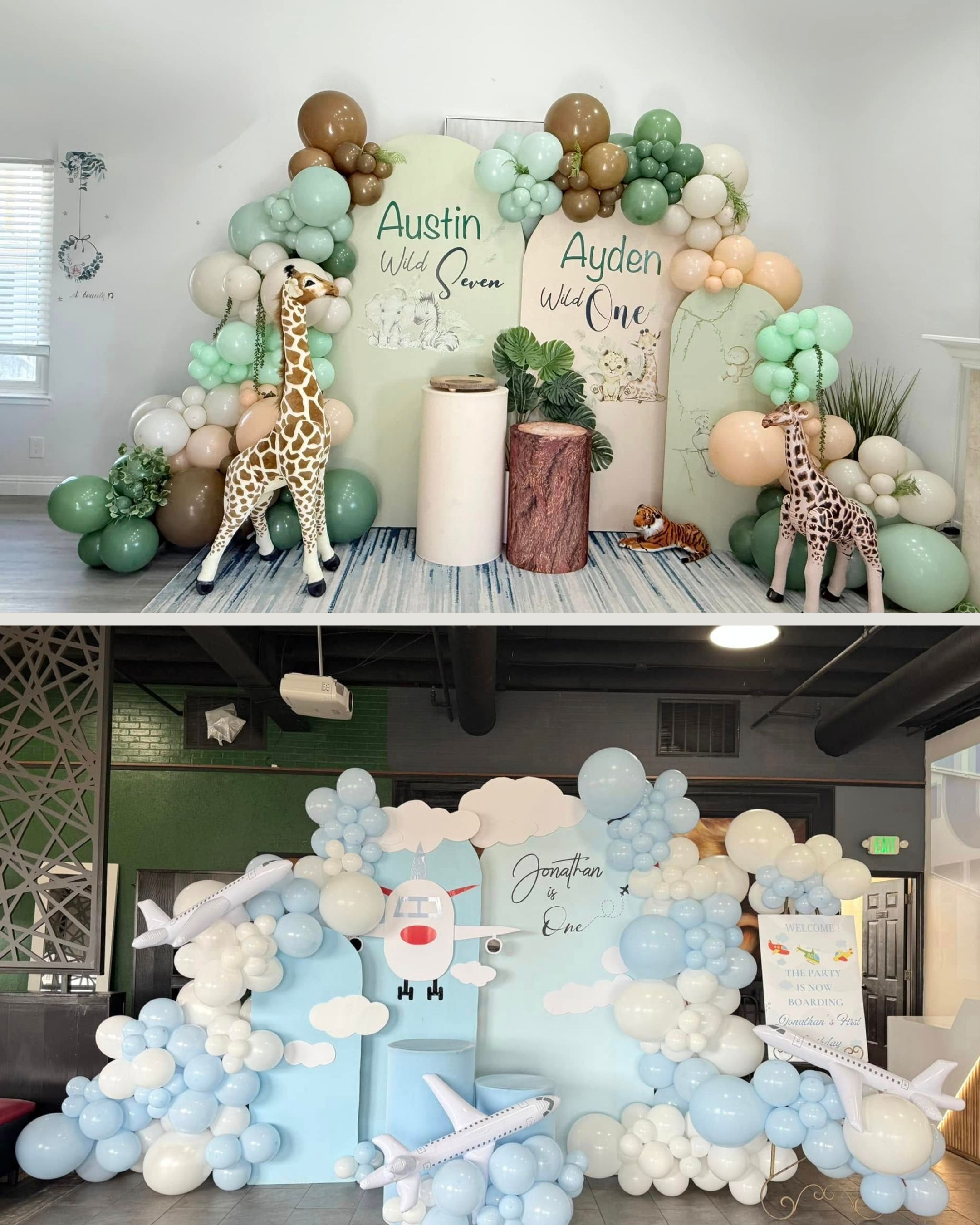 Balloon arch decoration Bay Area birthday
