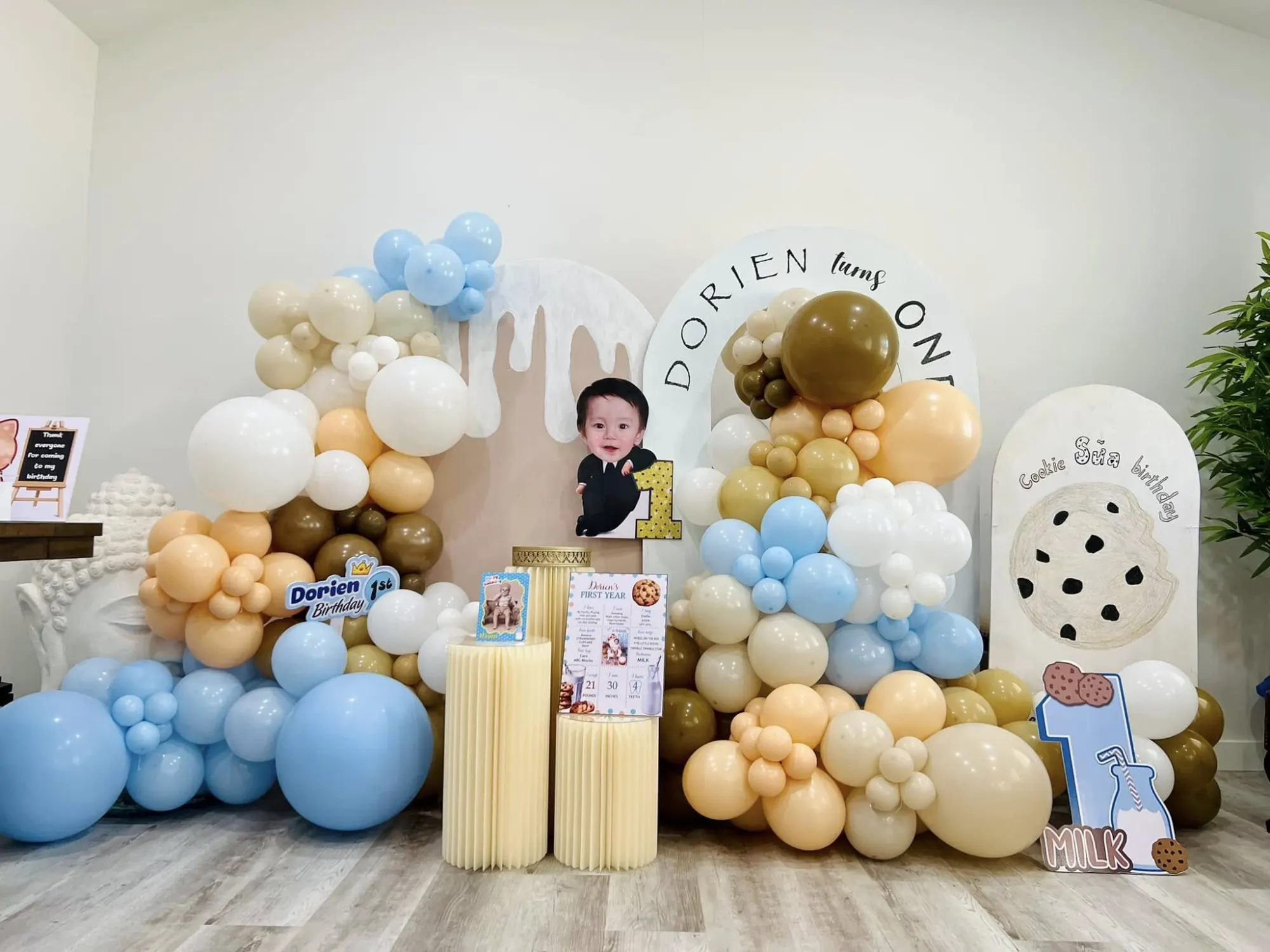 Birthday balloon arch Bay Area