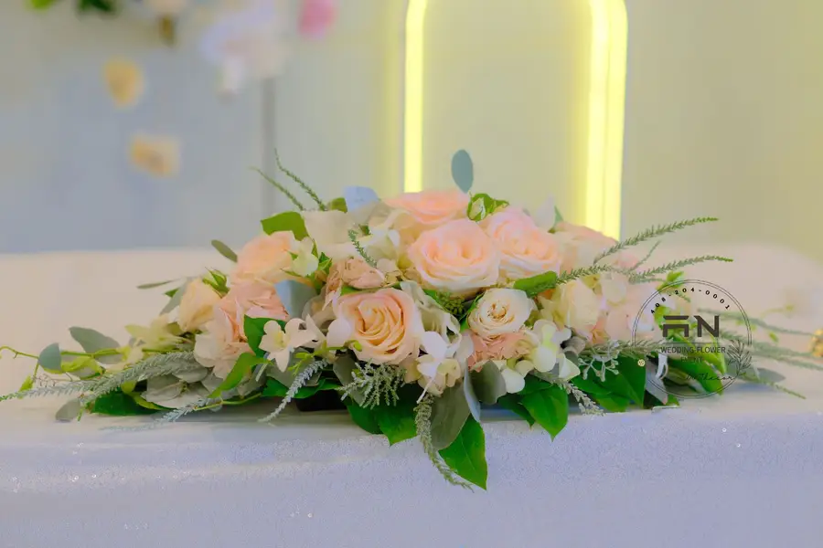 Reception tablescape San Jose