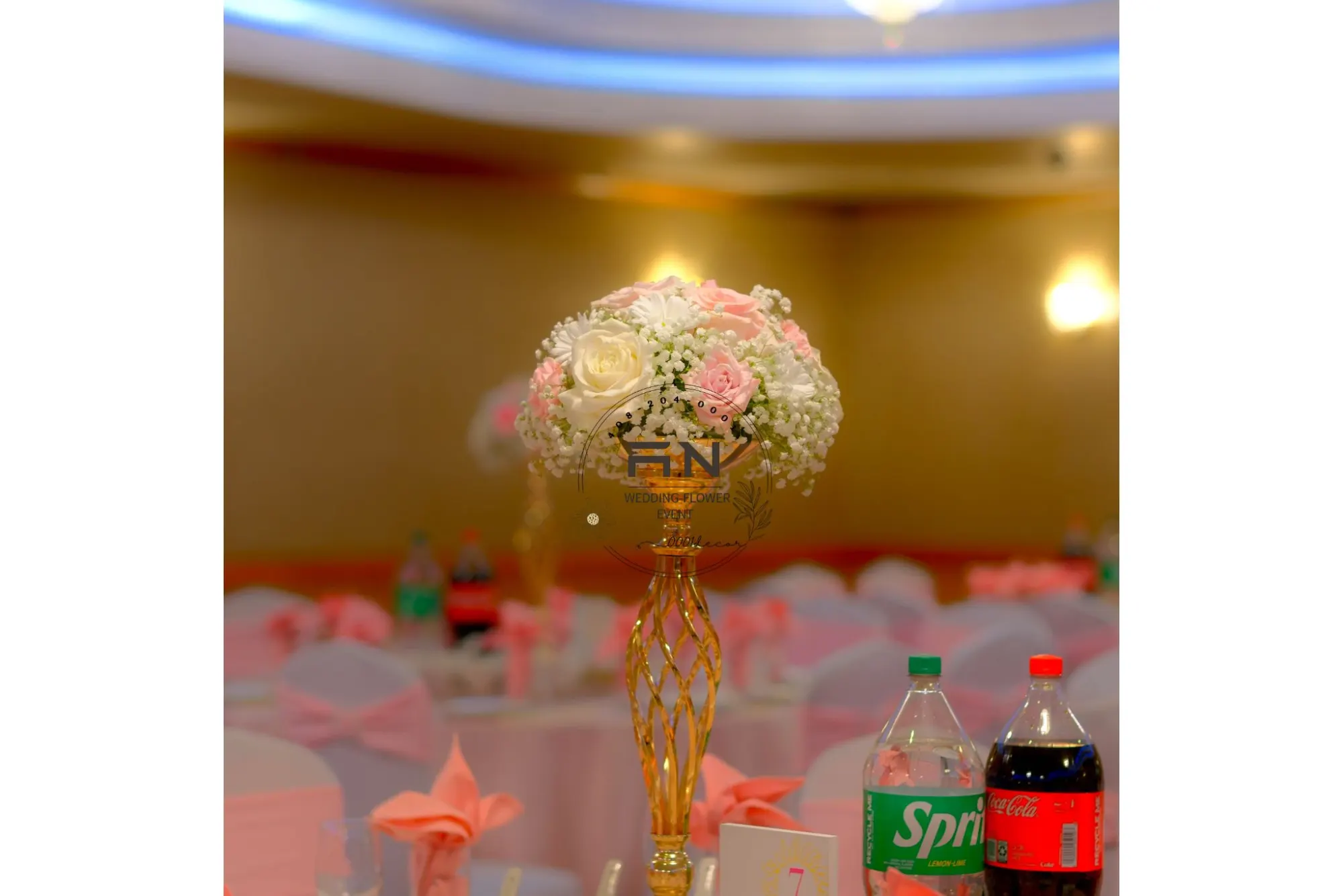 Floral tablescape Bay Area