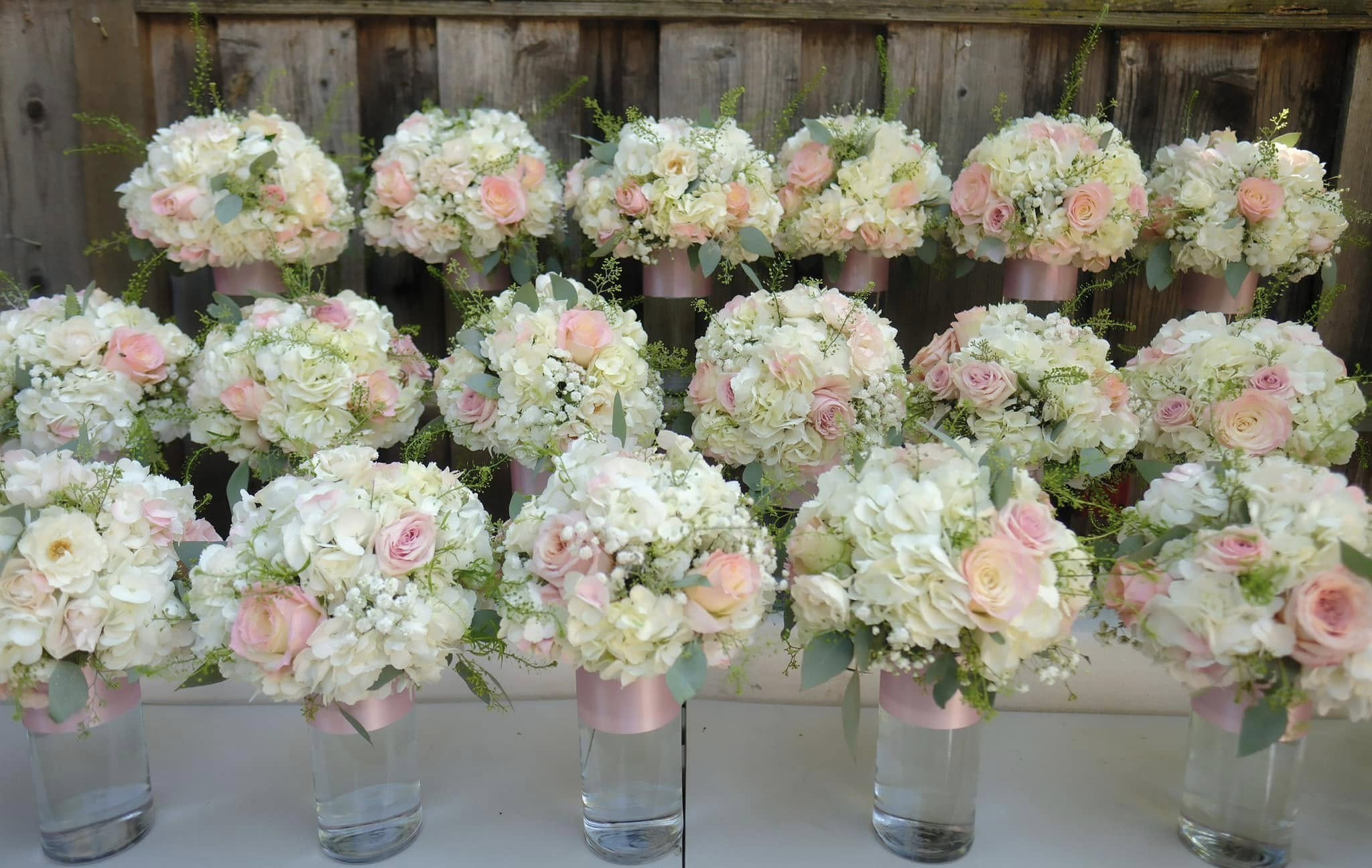 Wedding table centerpiece Bay Area