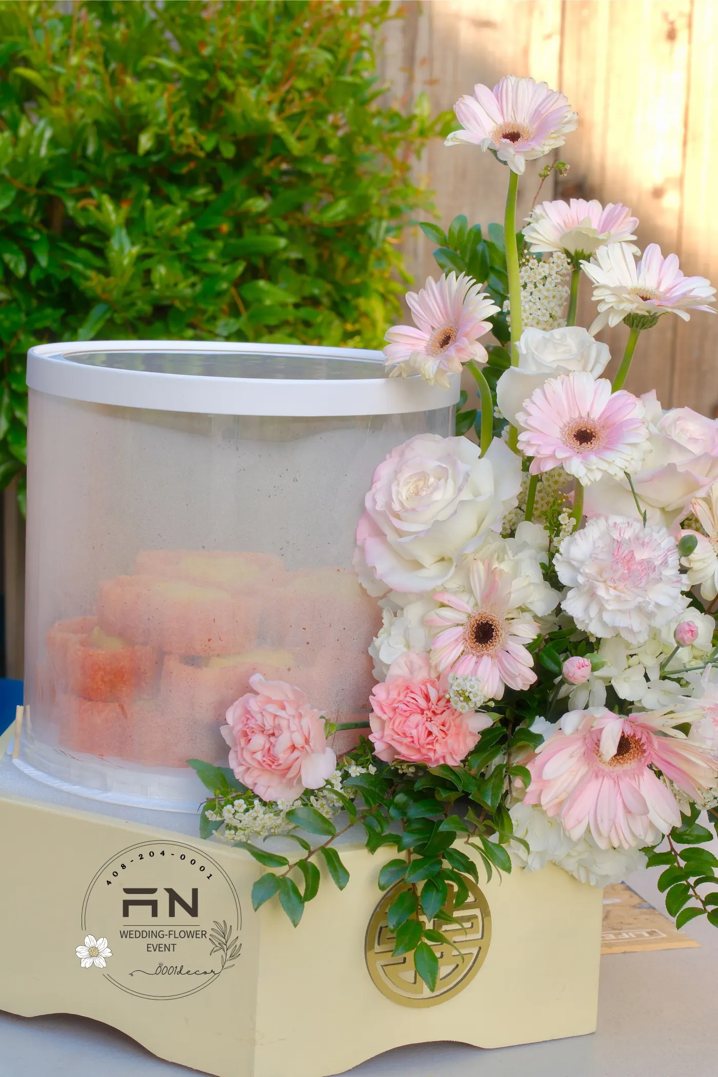 Style 5 — Pink 囍 Celebration — 0001Decor San Jose
