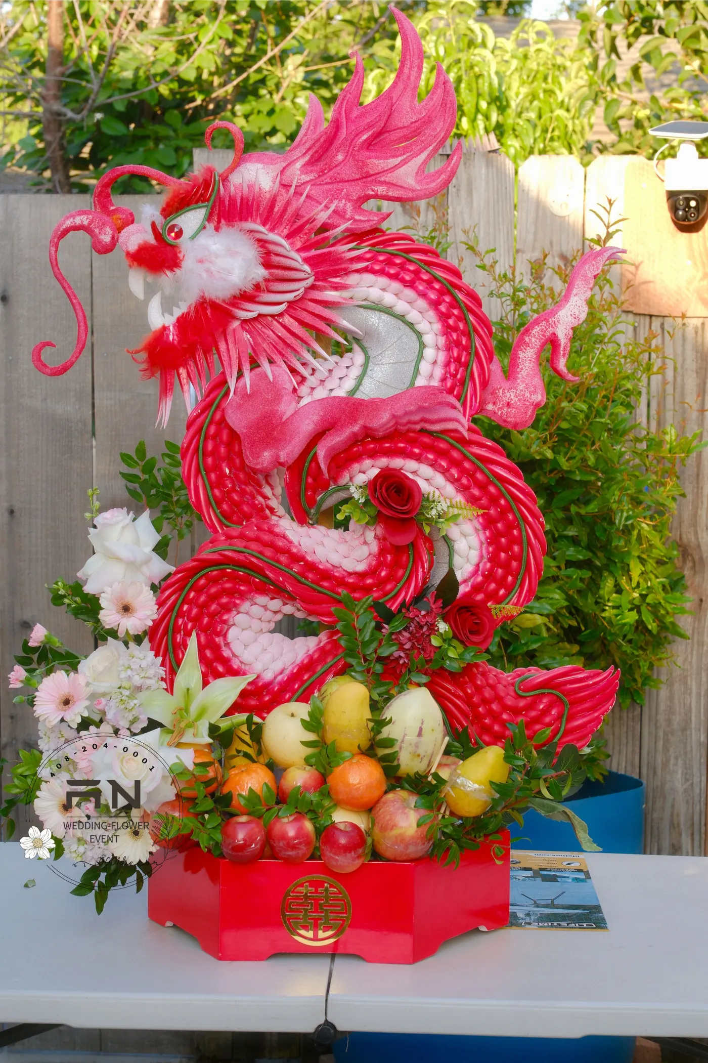 Style 5 — Pink 囍 Celebration — 0001Decor San Jose