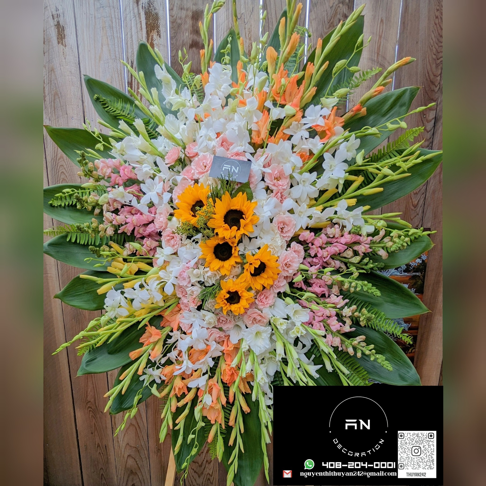 Heart tribute sympathy flowers Bay Area
