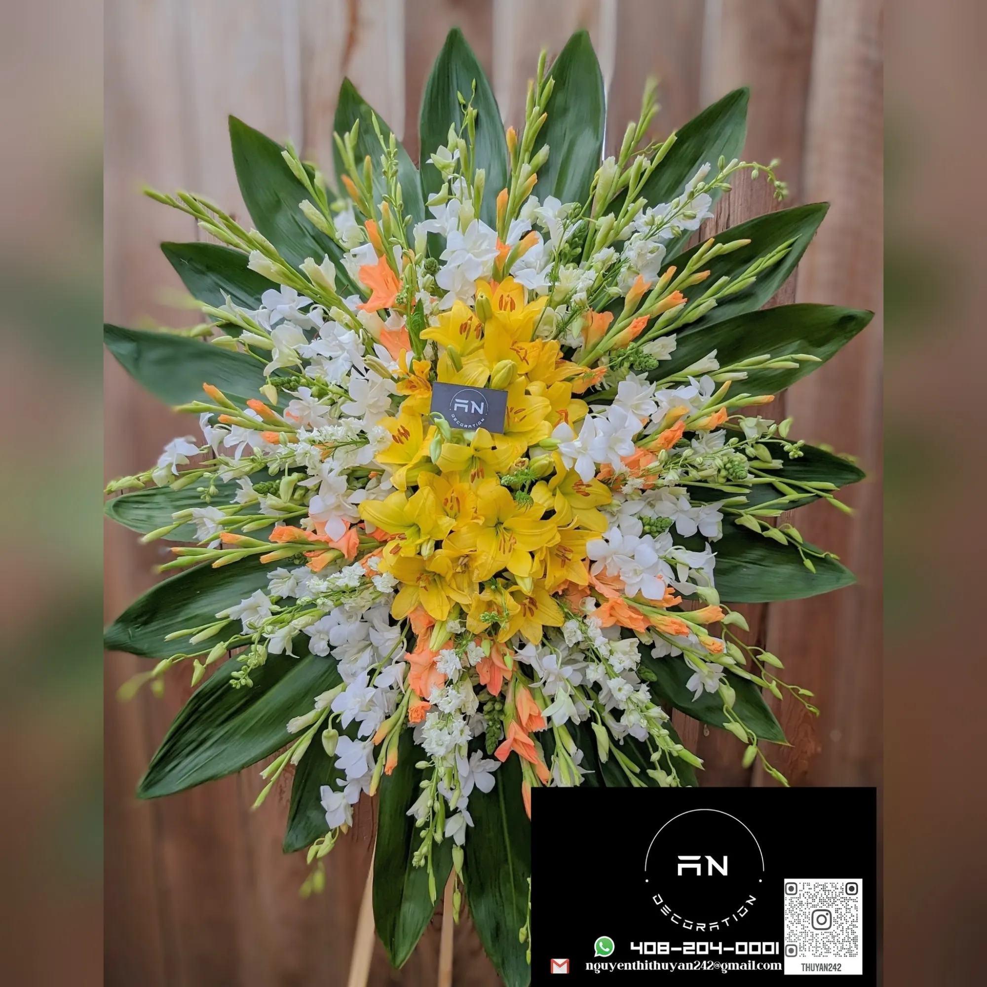 Sympathy floral design Bay Area