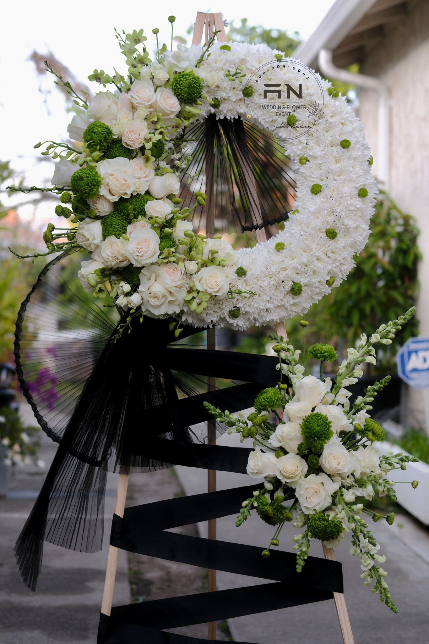 Sympathy flower tribute San Jose