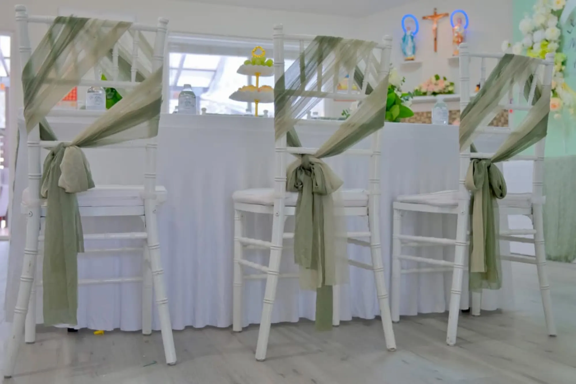 Sash ribbon decoration Bay Area