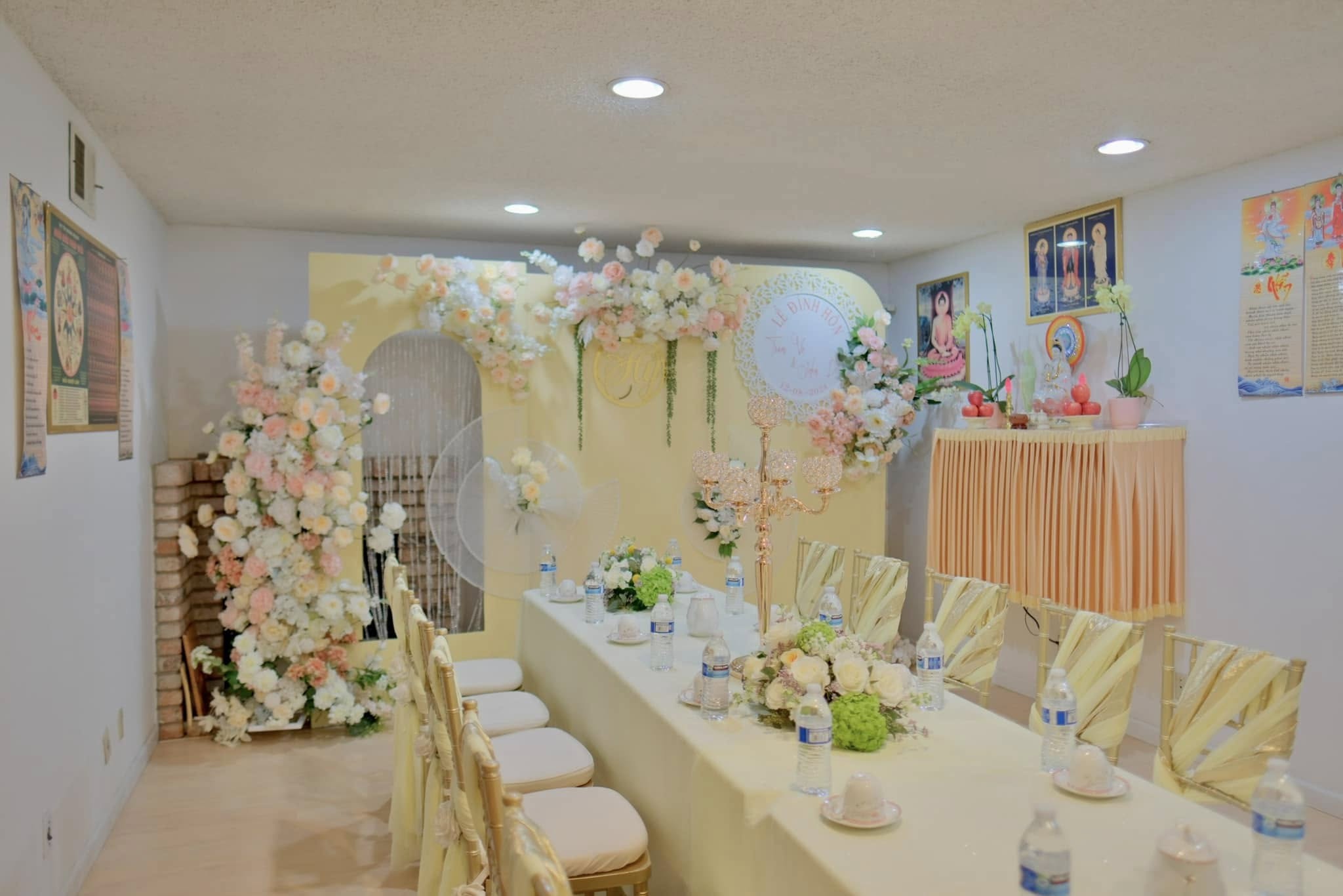 Vietnamese engagement décor Bay Area