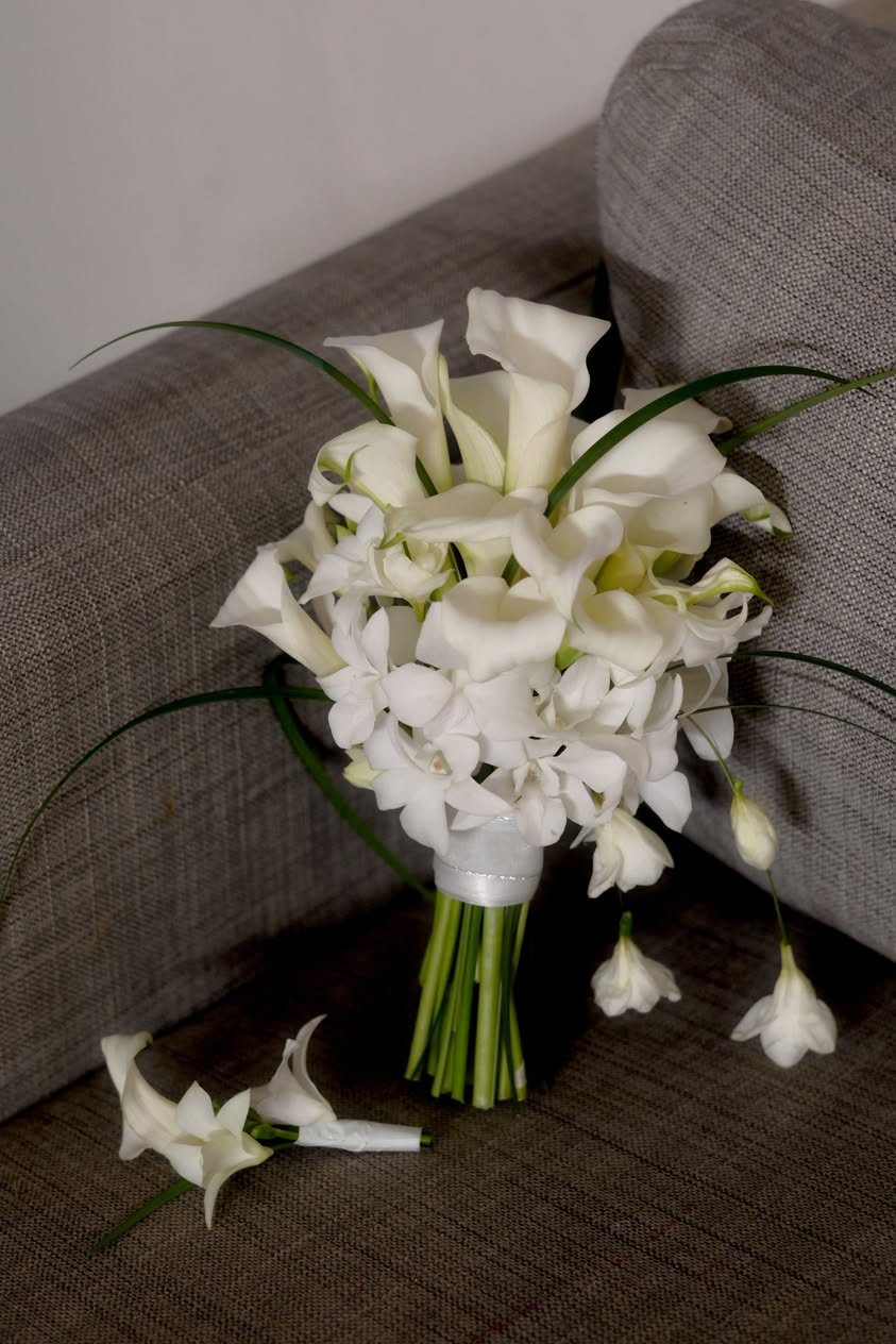 Bridal bouquet design Bay Area