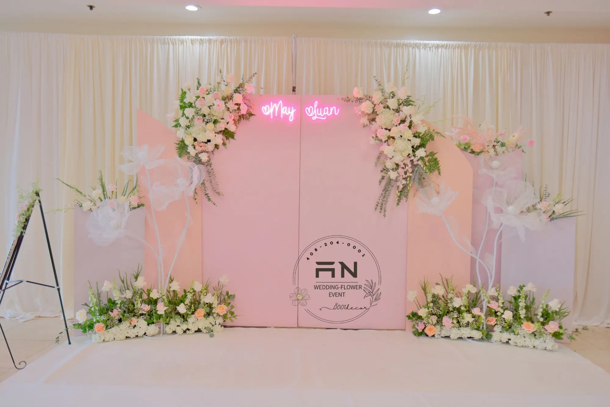 Wedding backdrop San Jose