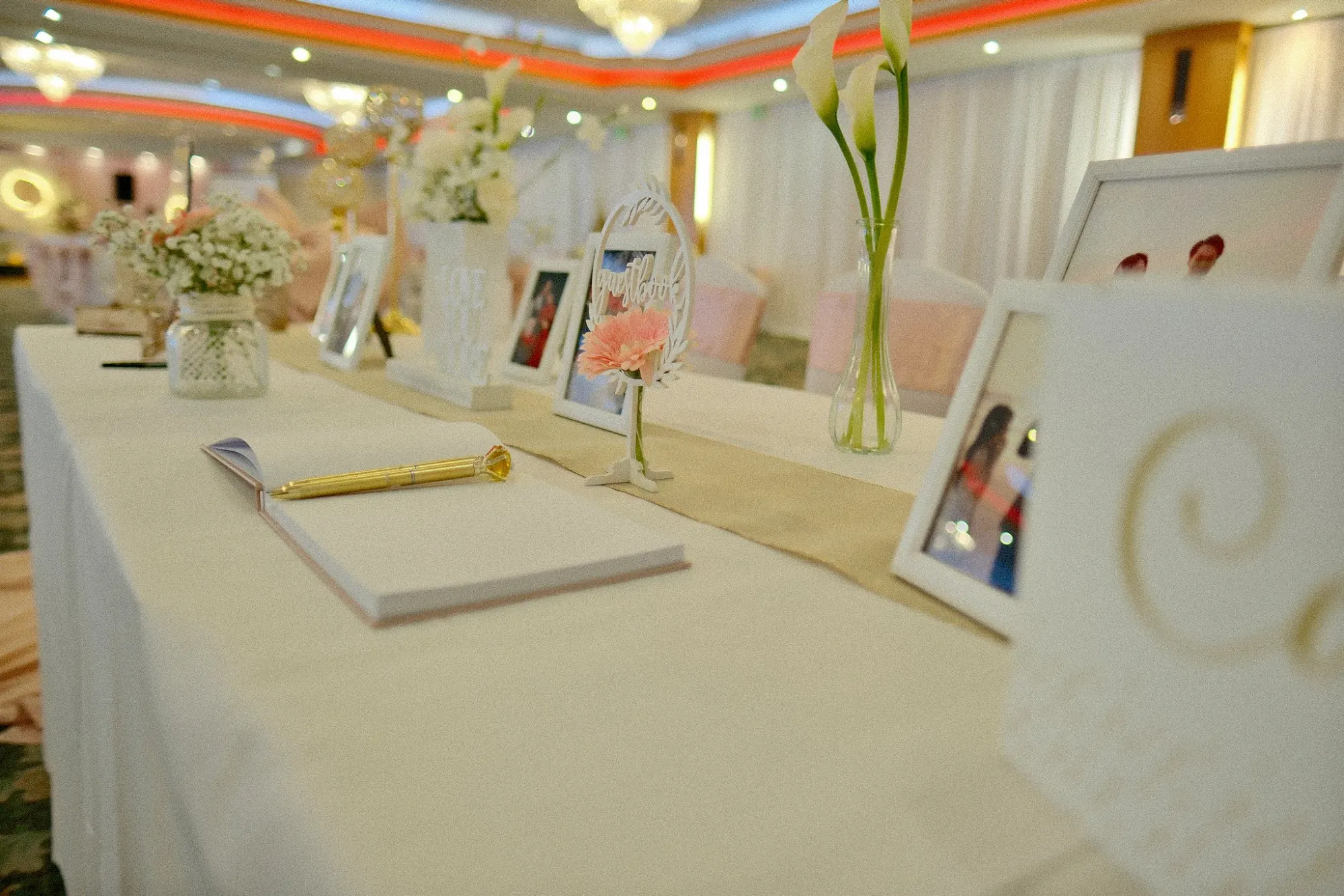 Wedding floral installation Bay Area