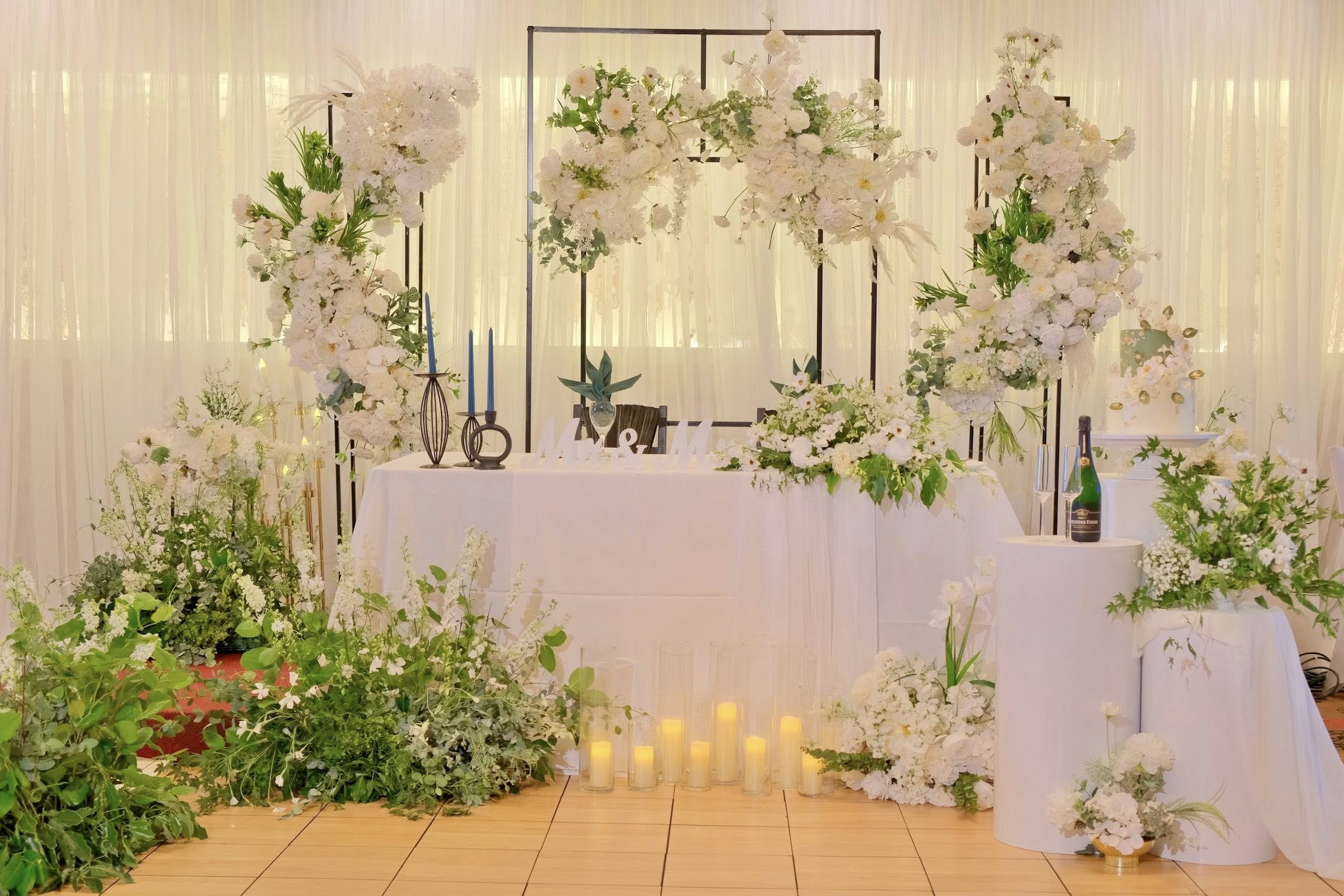 Wedding florals San Jose 0001Decor