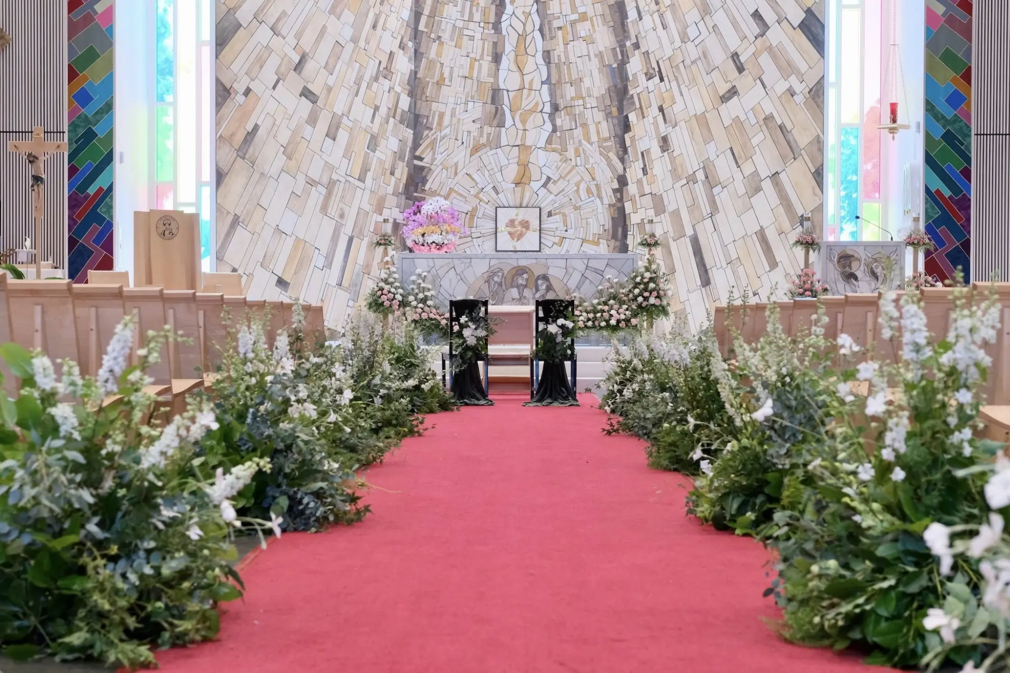 Reception florals Bay Area wedding
