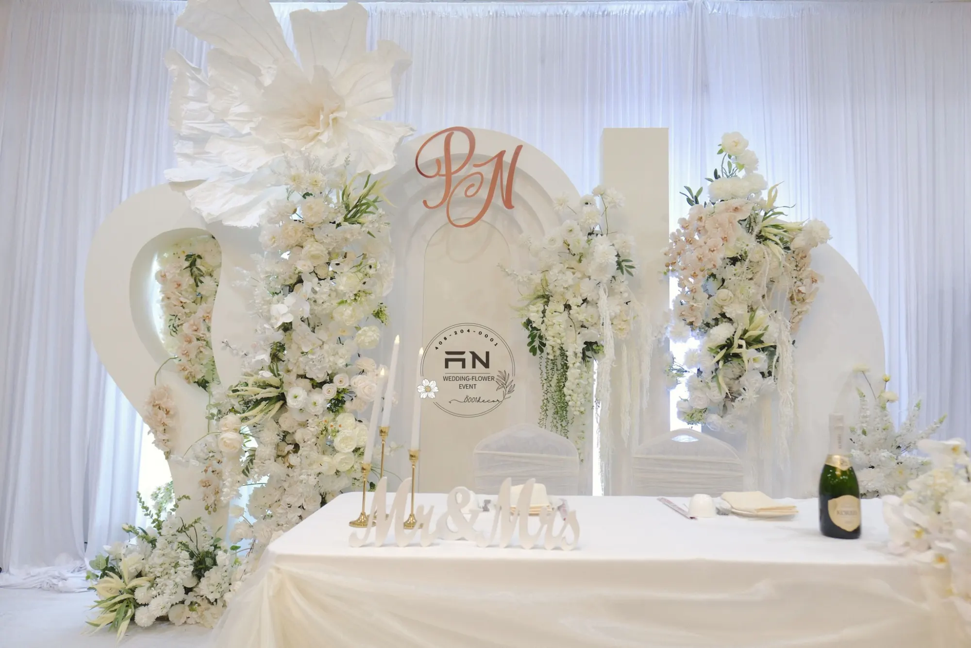 Wedding venue decor San Jose