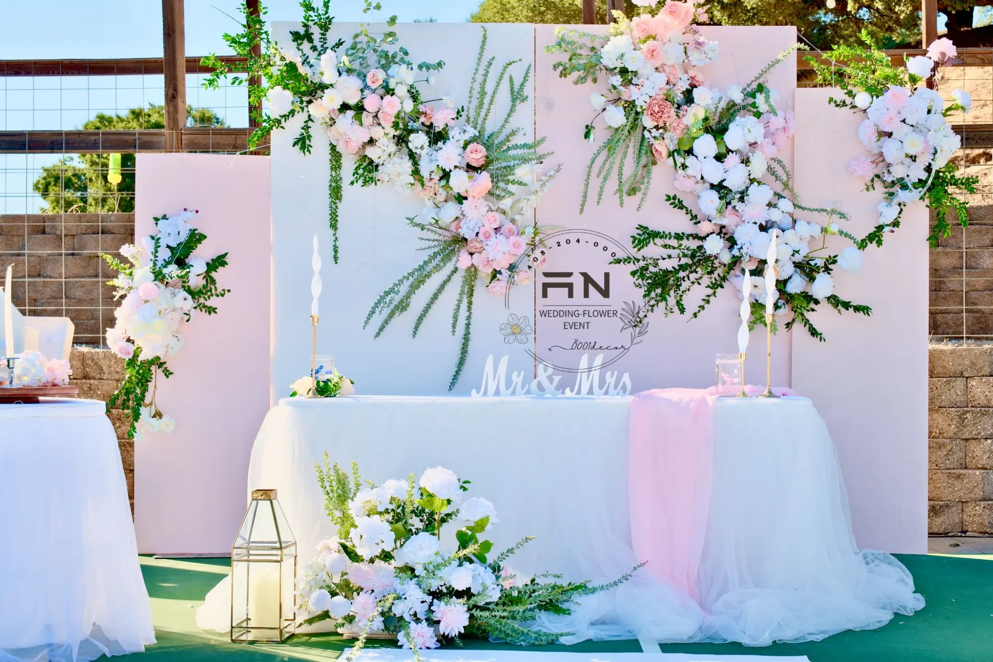 San Jose wedding decoration