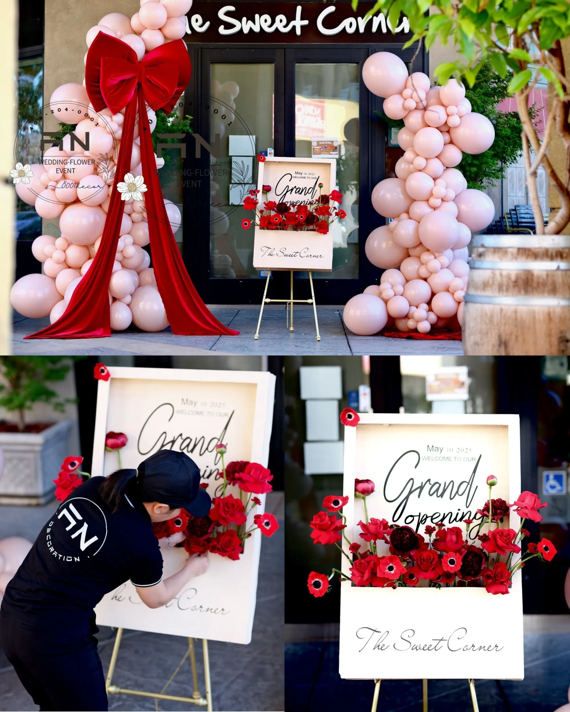 Balloon decoration backdrop San Jose Bay Area – 0001Decor LLC