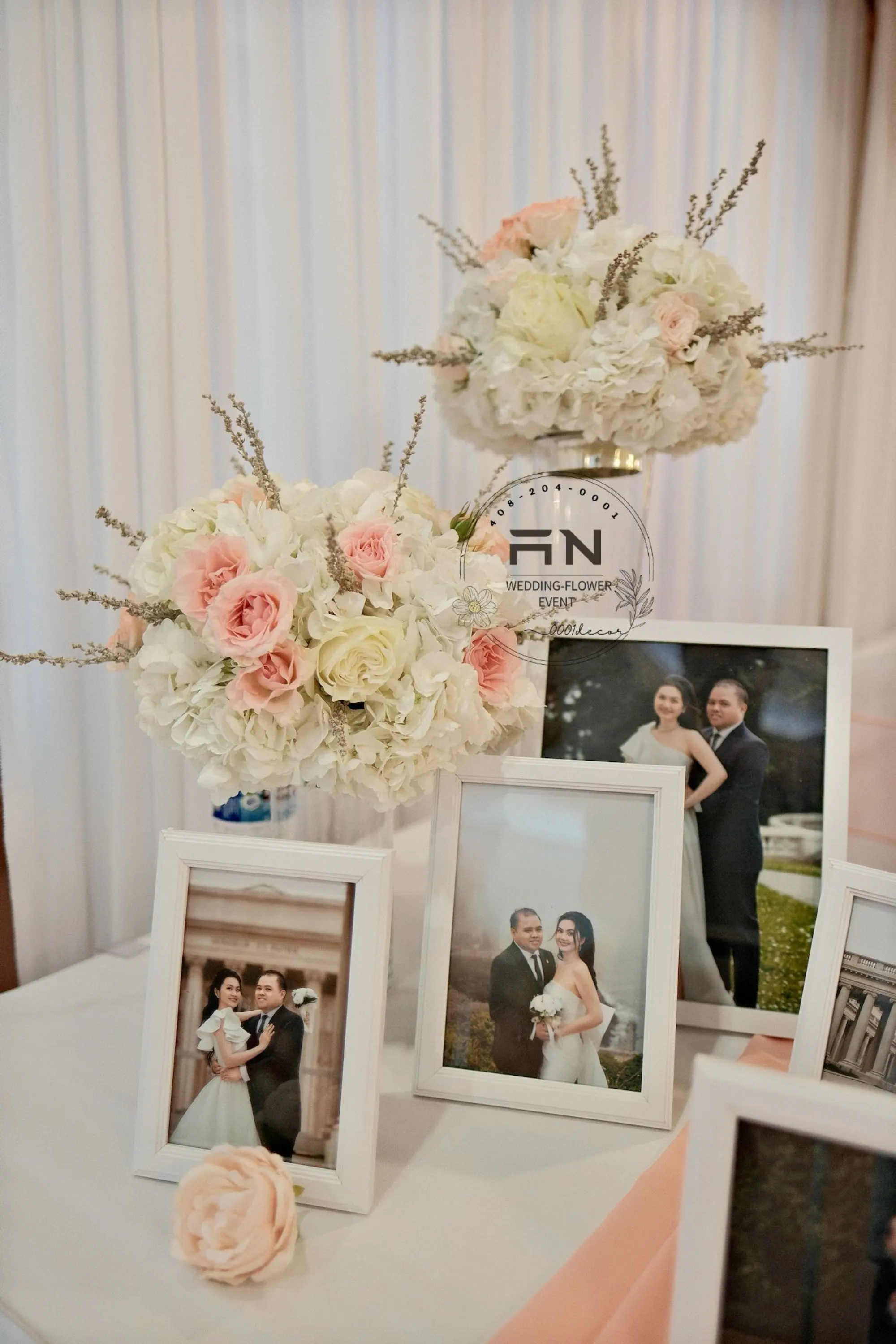 Wedding centerpiece decoration San Jose – 0001Decor LLC