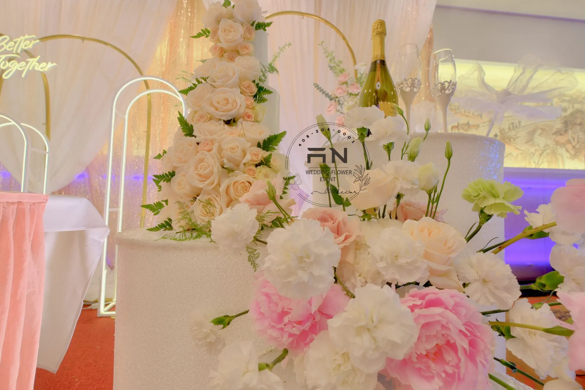 Wedding centerpiece decoration San Jose – 0001Decor LLC
