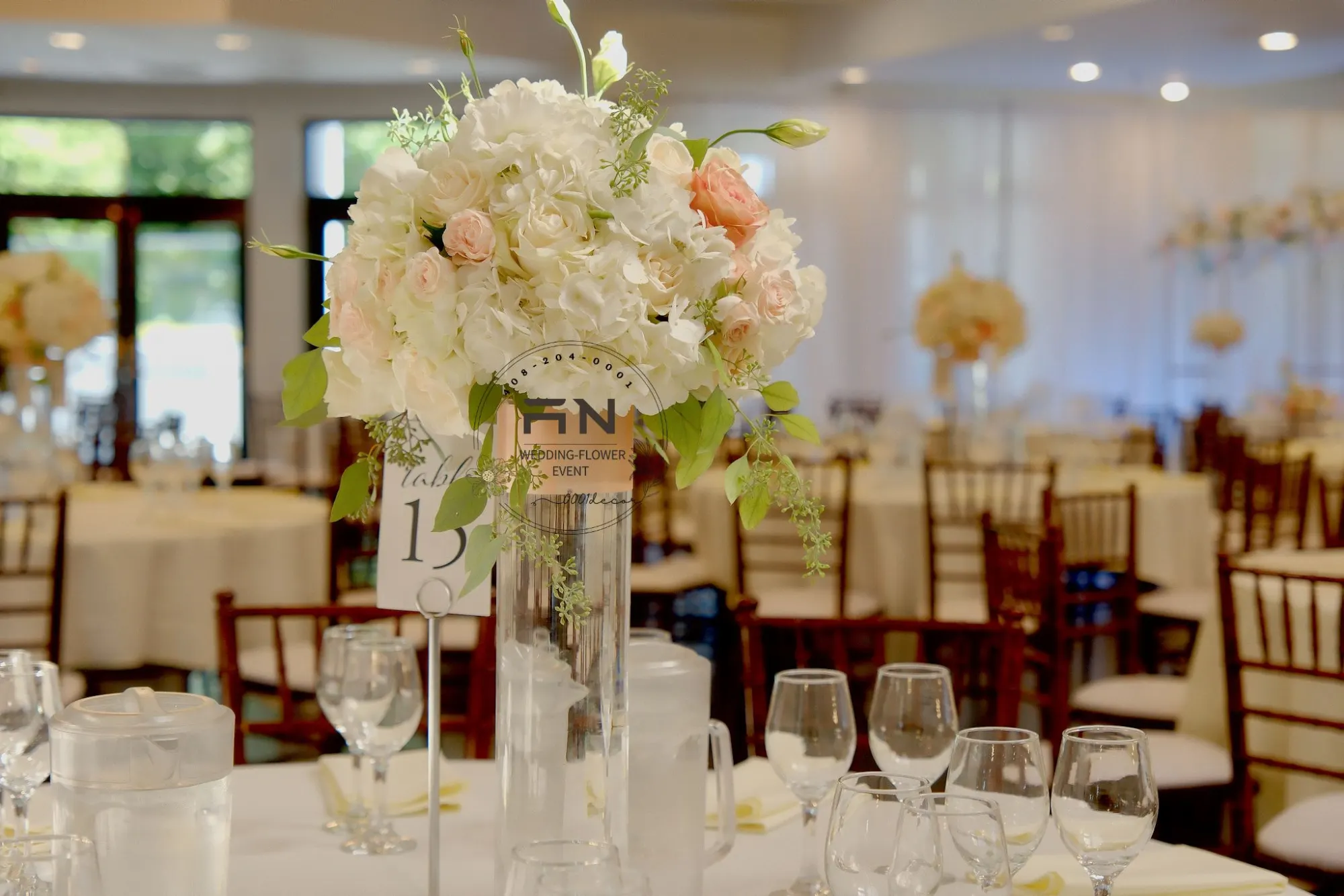 Wedding centerpiece decoration San Jose – 0001Decor LLC