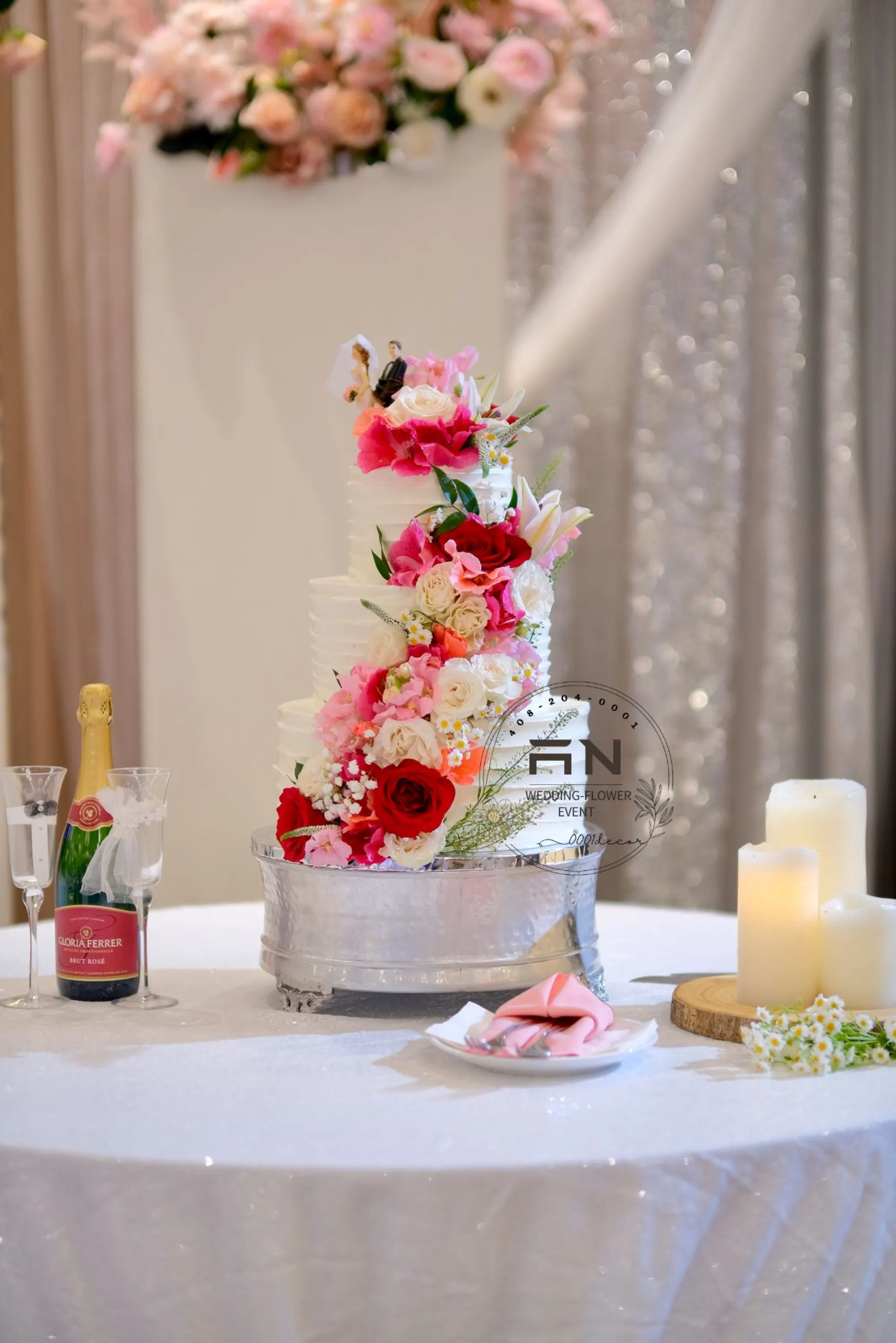 Wedding centerpiece decoration San Jose – 0001Decor LLC