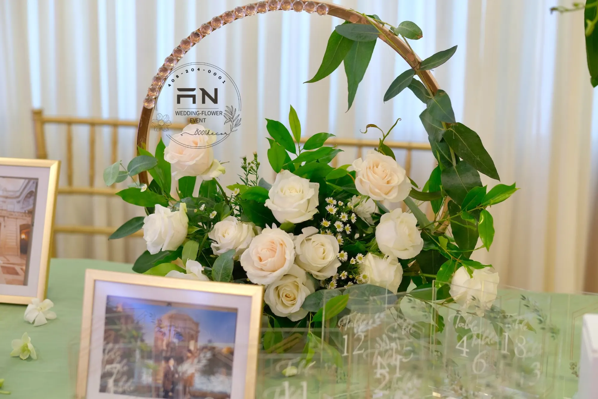 Wedding centerpiece decoration San Jose – 0001Decor LLC