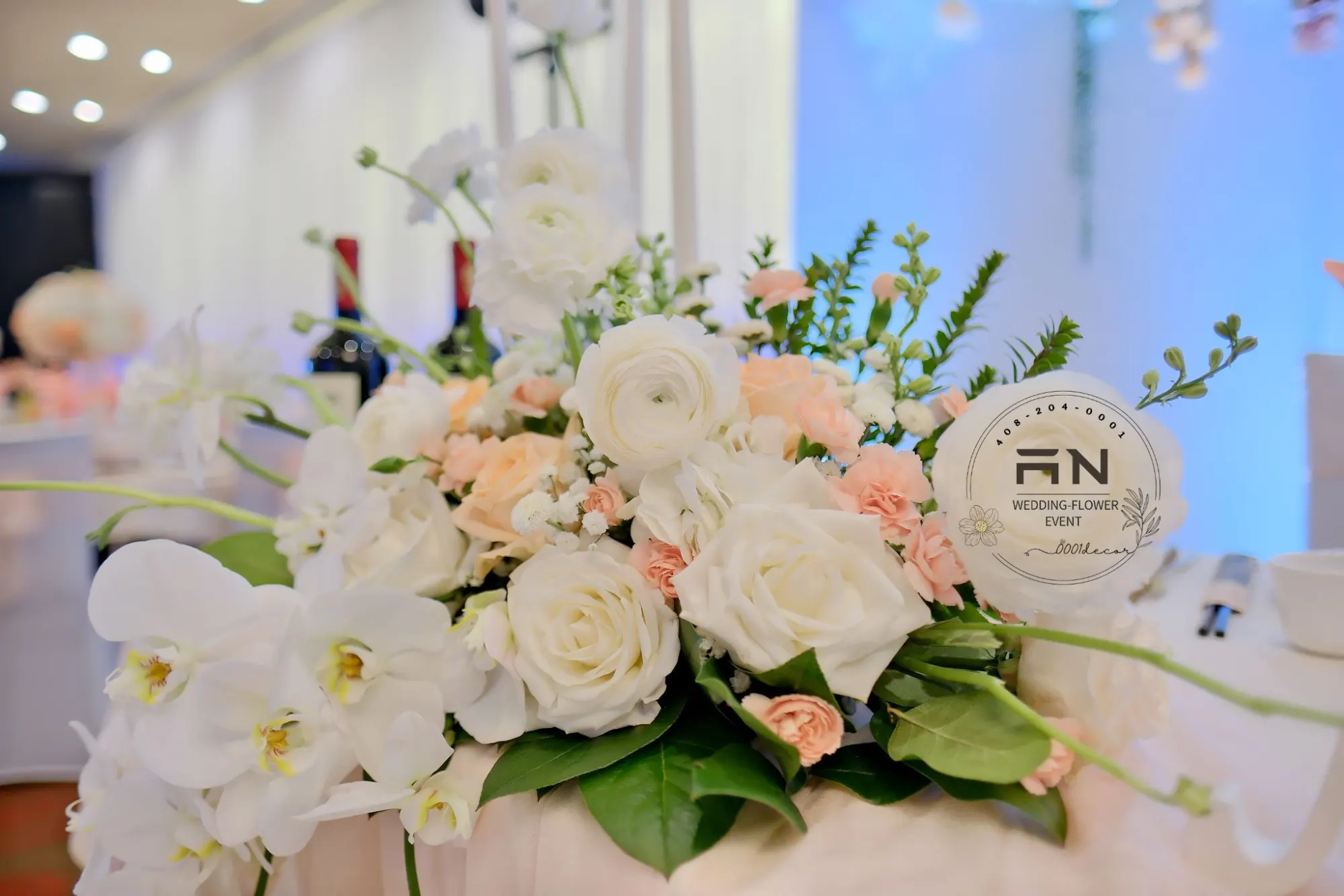 Wedding centerpiece decoration San Jose – 0001Decor LLC
