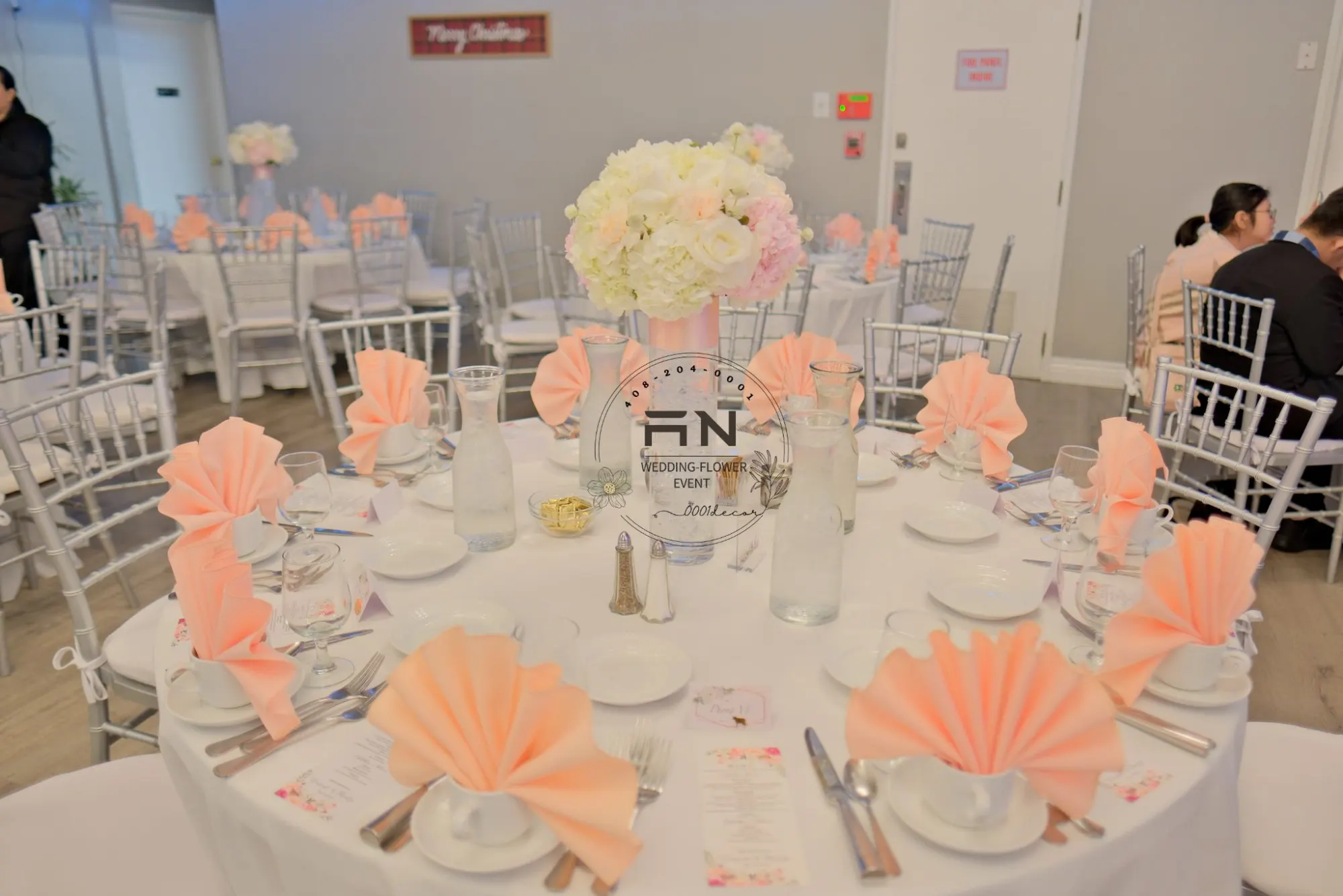 Wedding centerpiece decoration San Jose – 0001Decor LLC