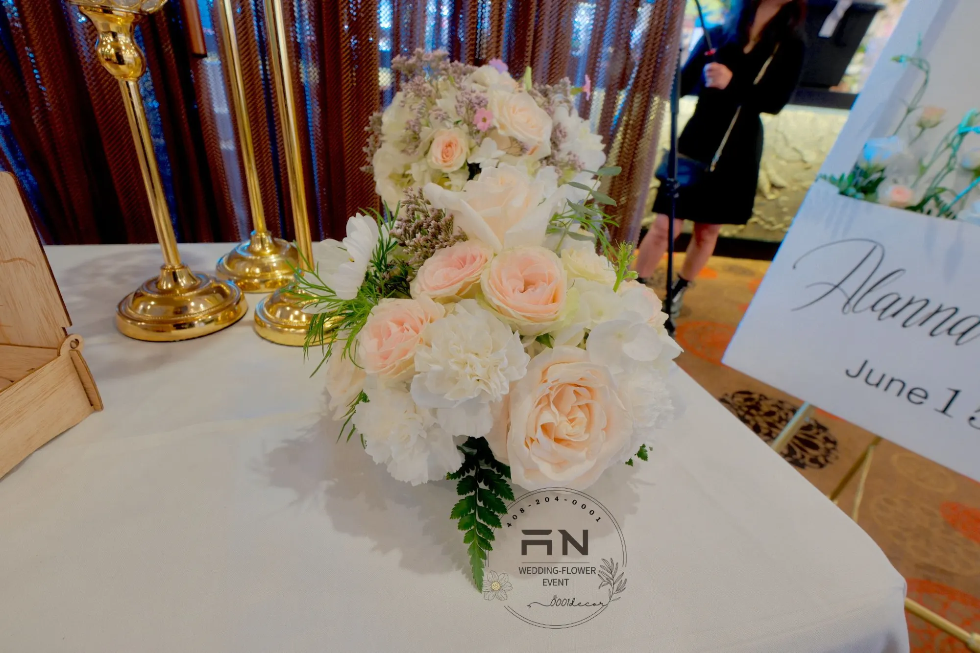 Wedding centerpiece decoration San Jose – 0001Decor LLC