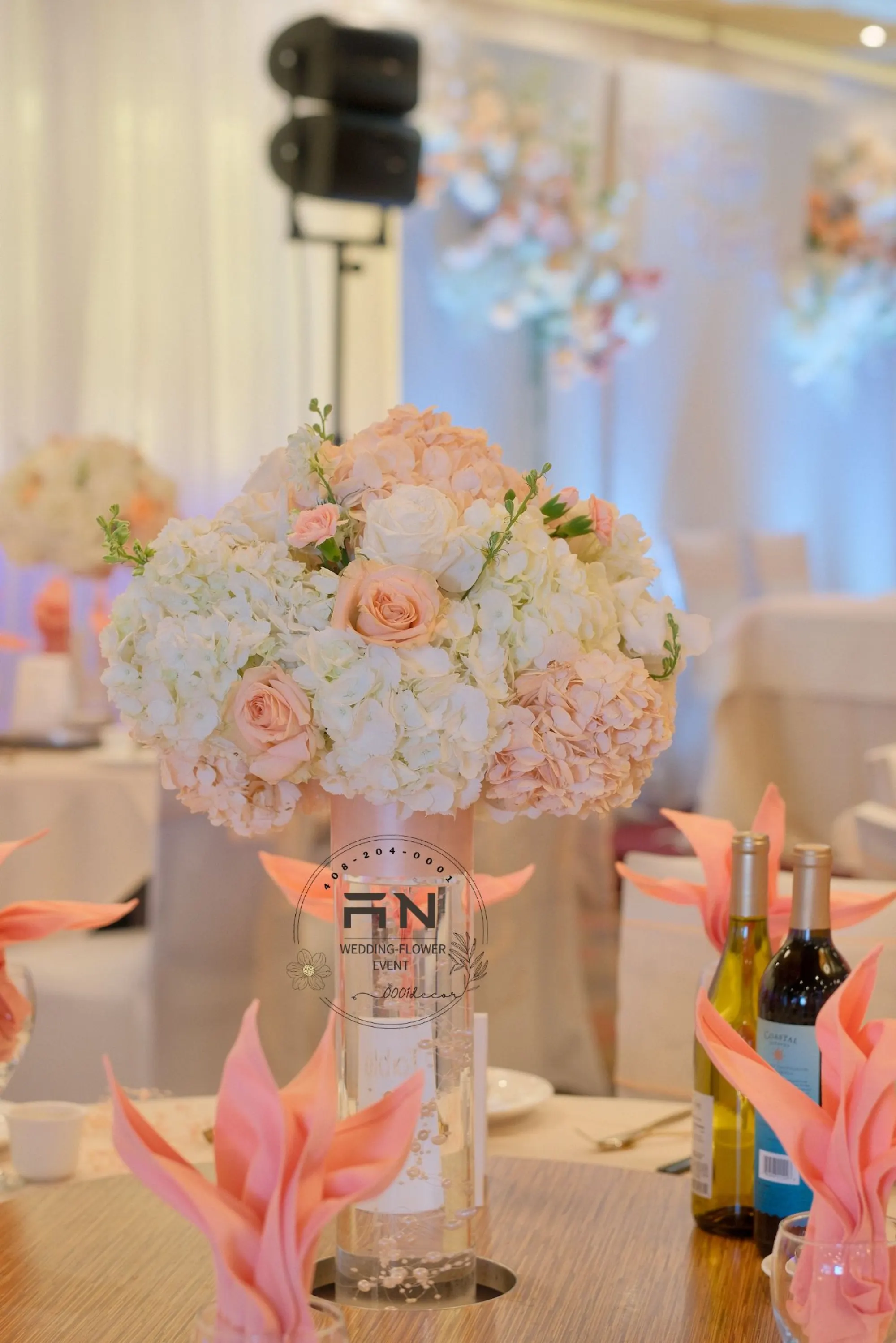 Wedding centerpiece decoration San Jose – 0001Decor LLC