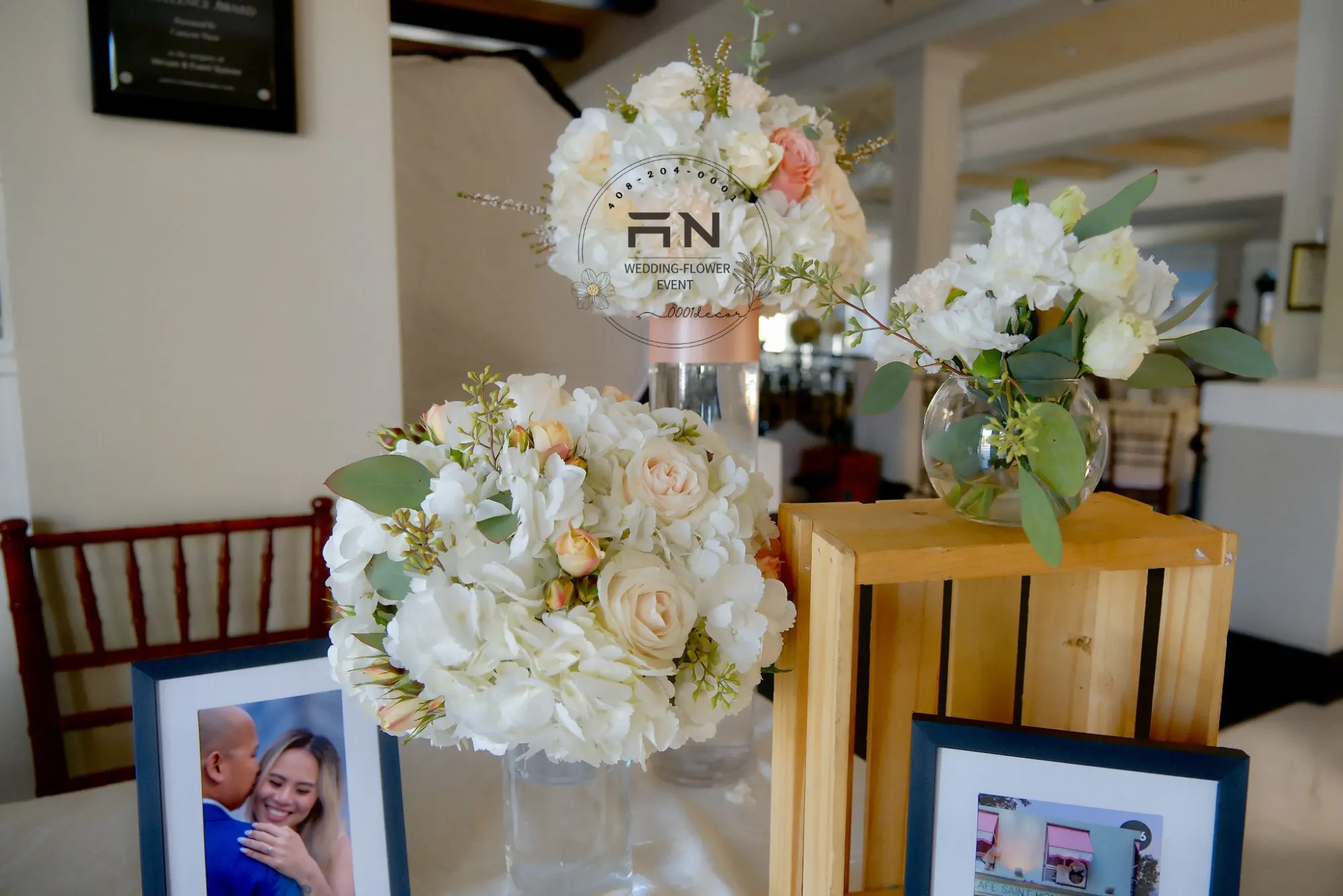 Wedding centerpiece decoration San Jose – 0001Decor LLC