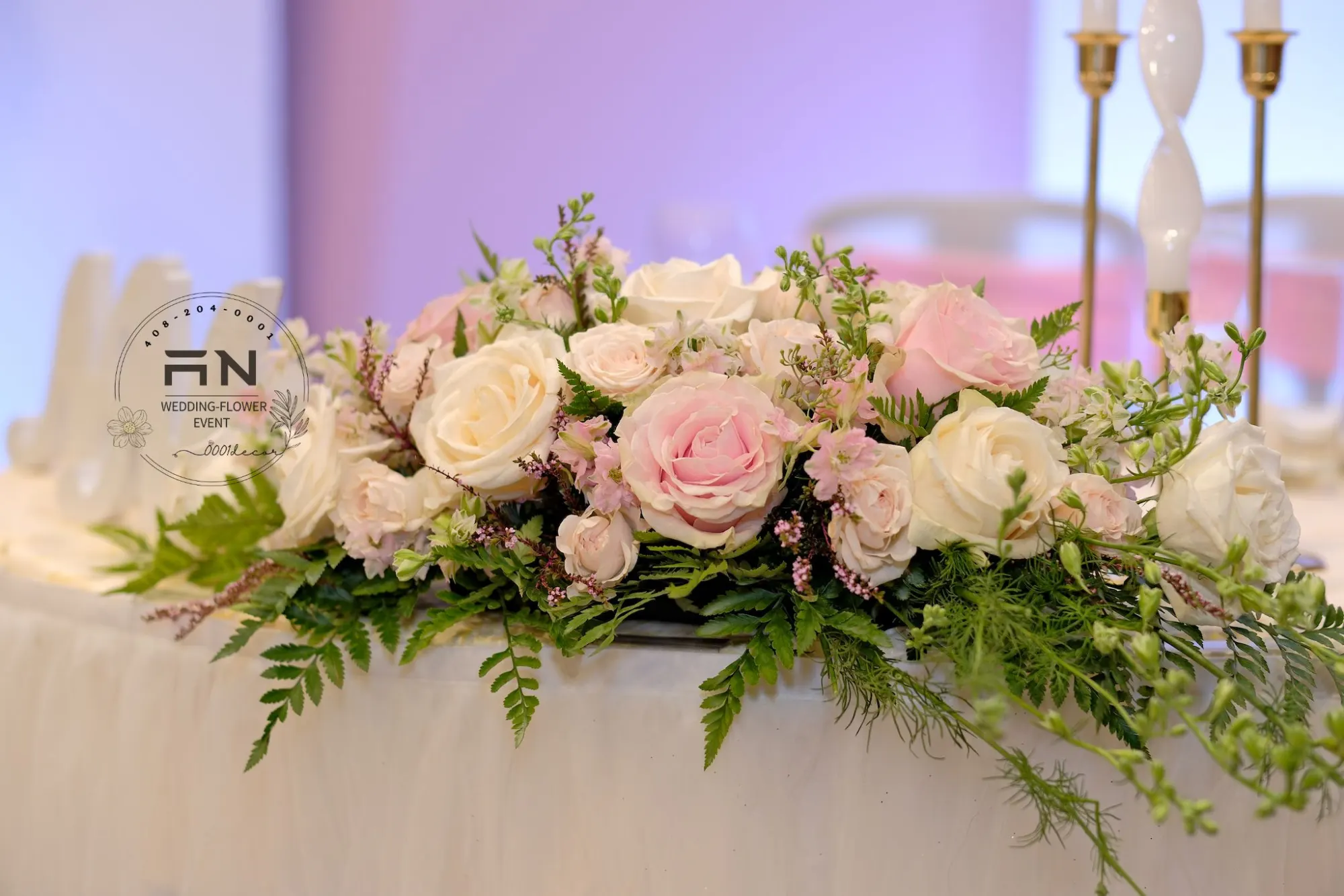 Wedding centerpiece decoration San Jose – 0001Decor LLC