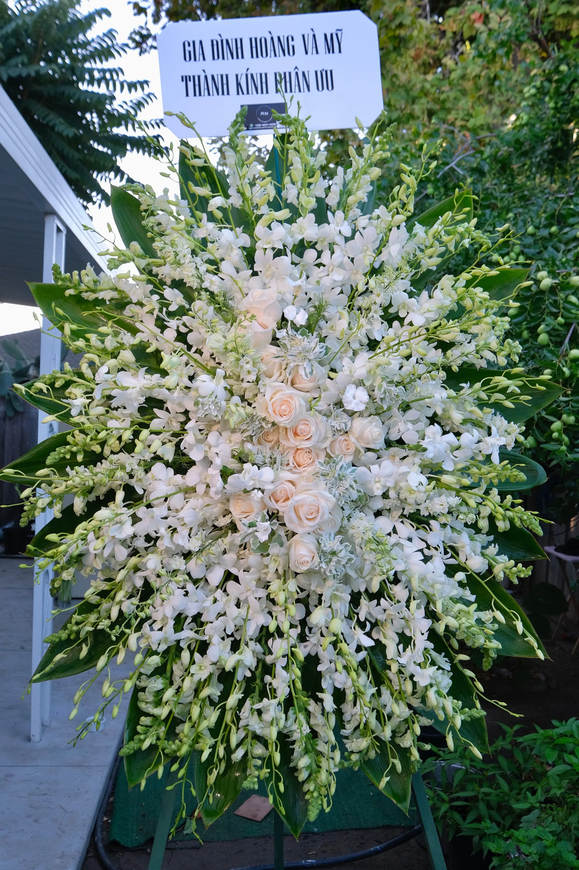 Sympathy funeral flowers San Jose Bay Area – 0001Decor LLC