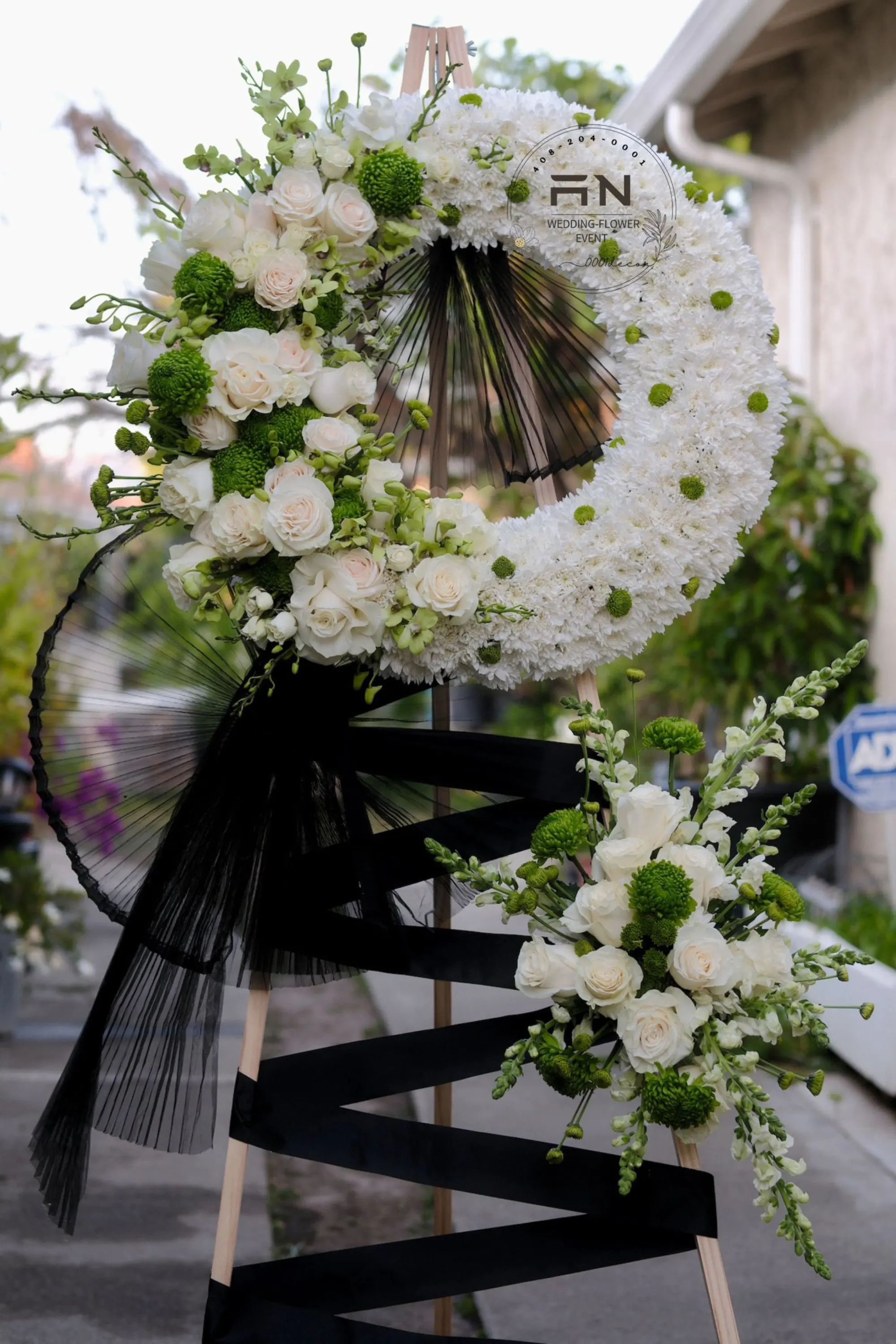 Sympathy funeral flowers San Jose Bay Area – 0001Decor LLC