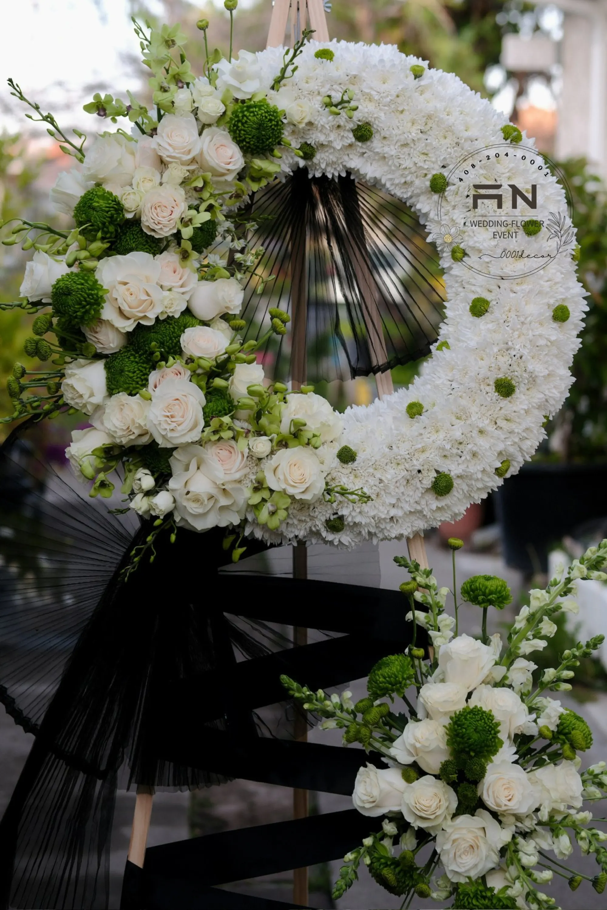 Sympathy funeral flowers San Jose Bay Area – 0001Decor LLC