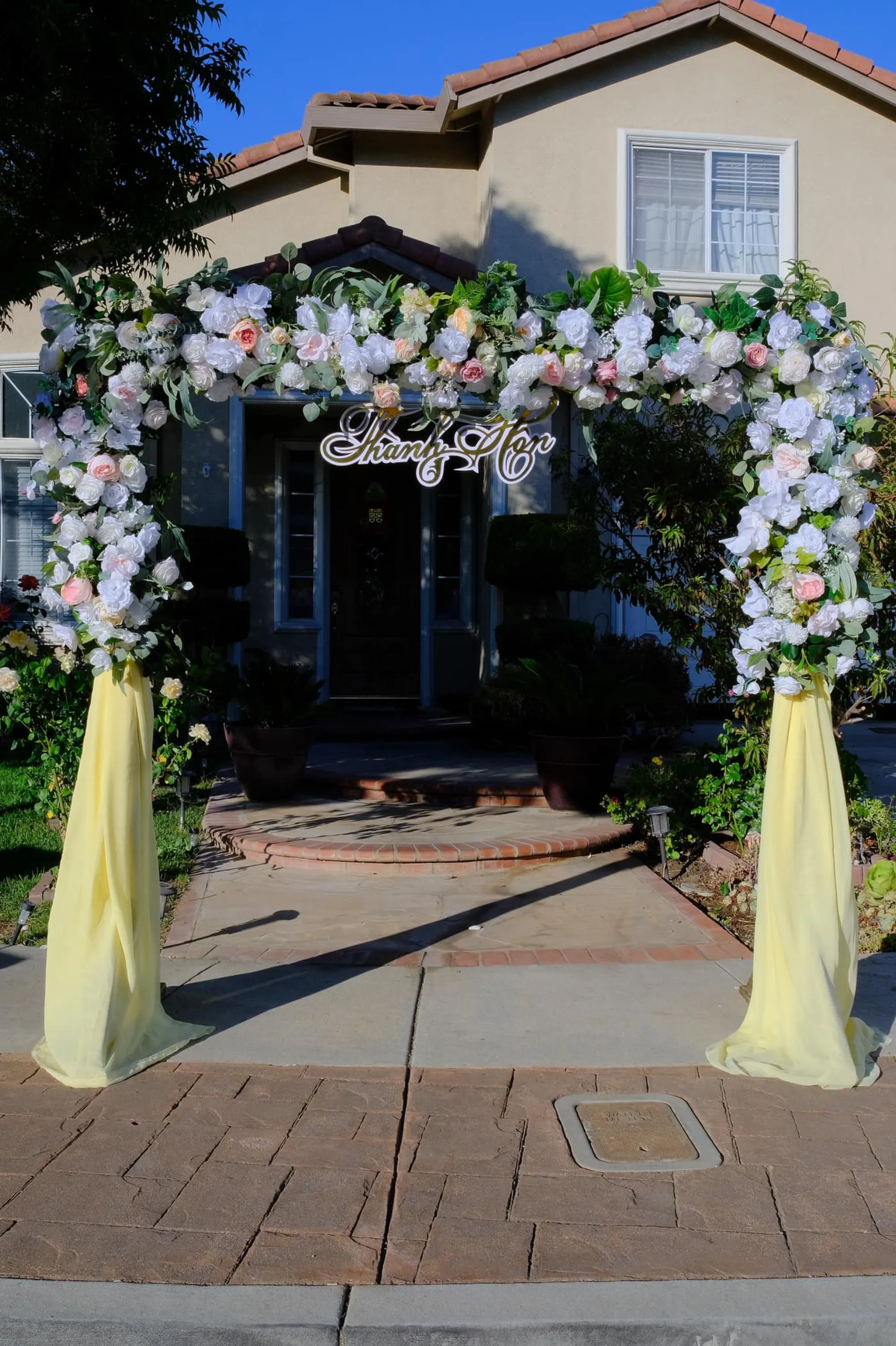 Lễ Gia Tiên tea ceremony decoration San Jose – 0001Decor LLC