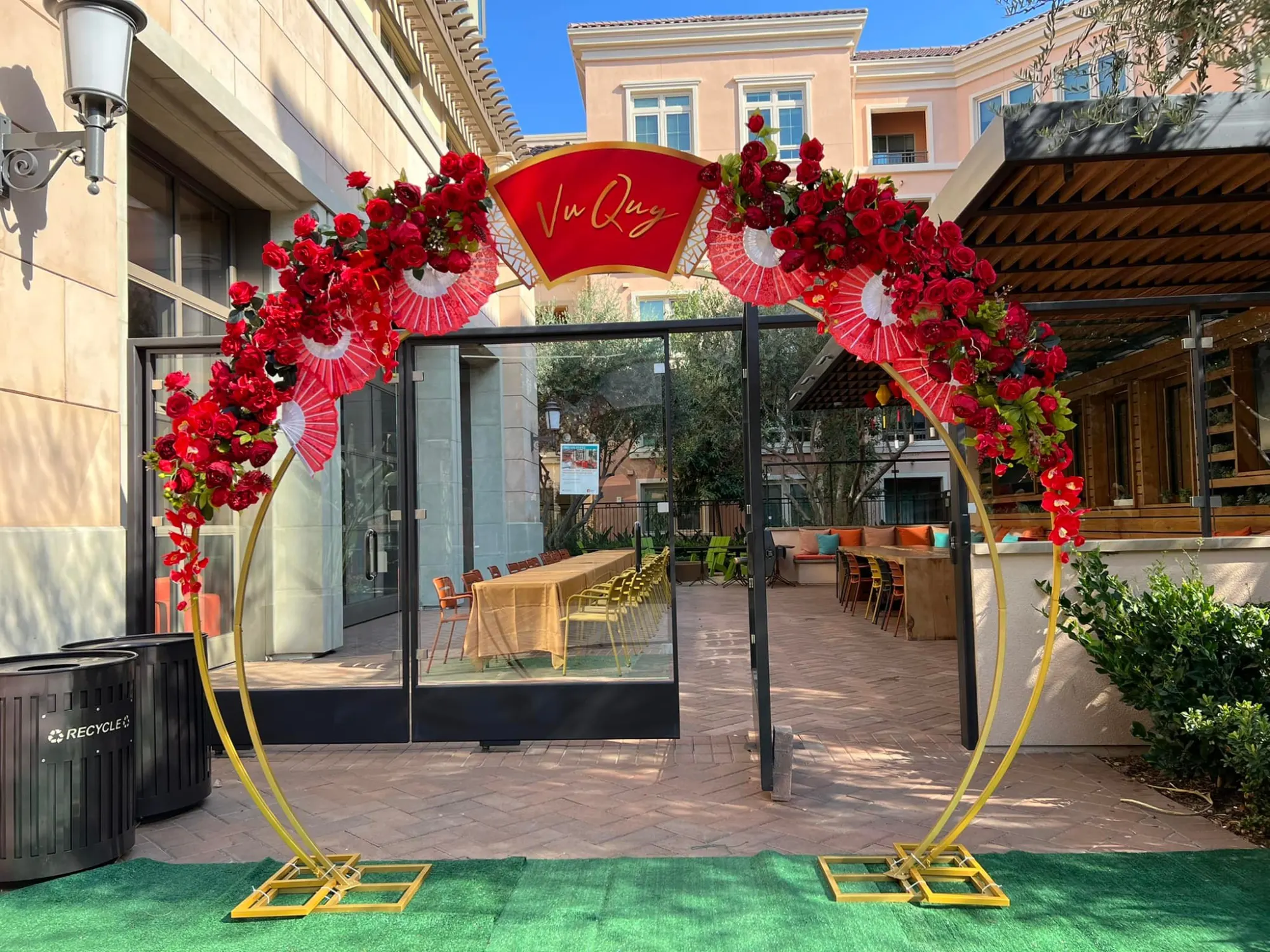 Lễ Gia Tiên tea ceremony decoration San Jose – 0001Decor LLC