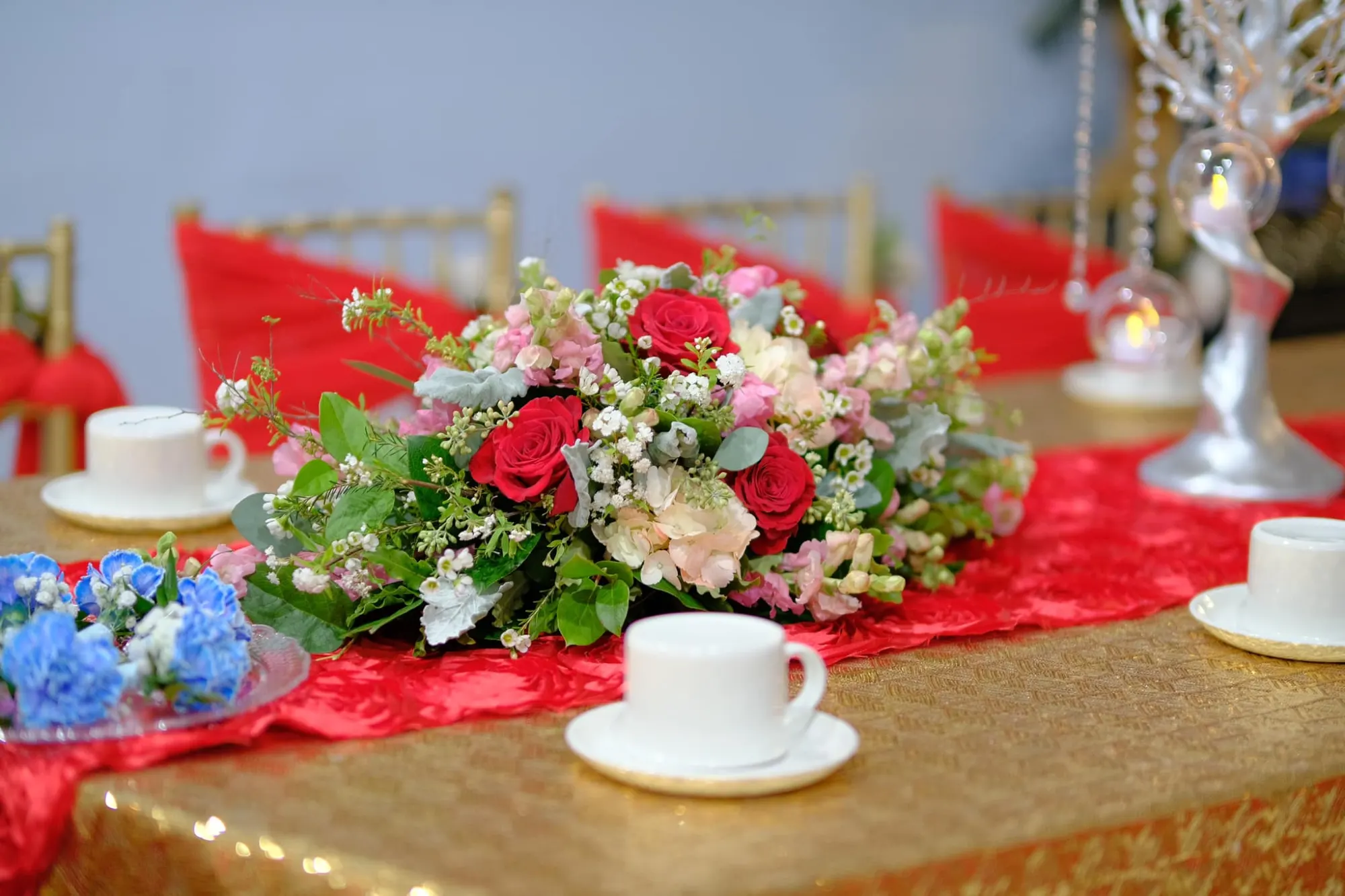 Lễ Gia Tiên tea ceremony decoration San Jose – 0001Decor LLC