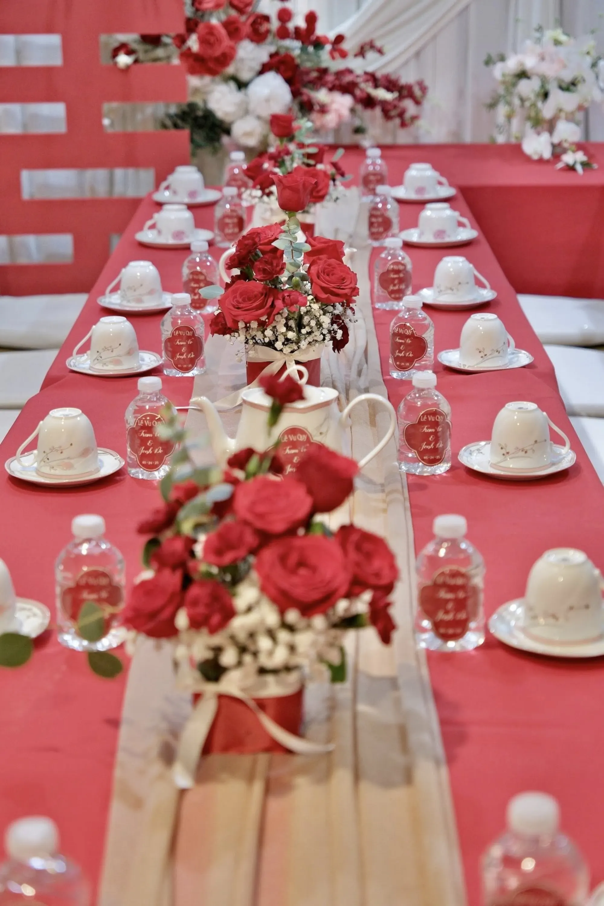 Lễ Gia Tiên tea ceremony decoration San Jose – 0001Decor LLC