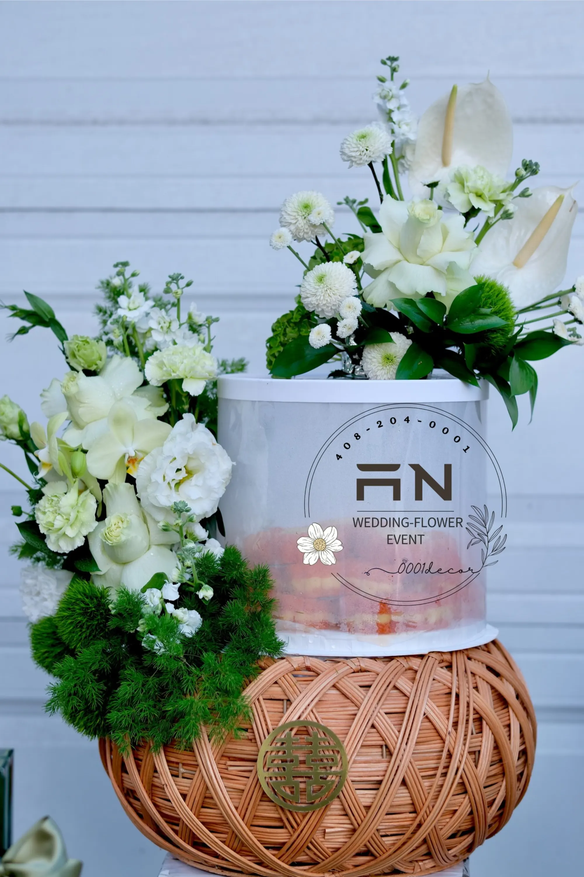 Lễ Gia Tiên tea ceremony decoration San Jose – 0001Decor LLC