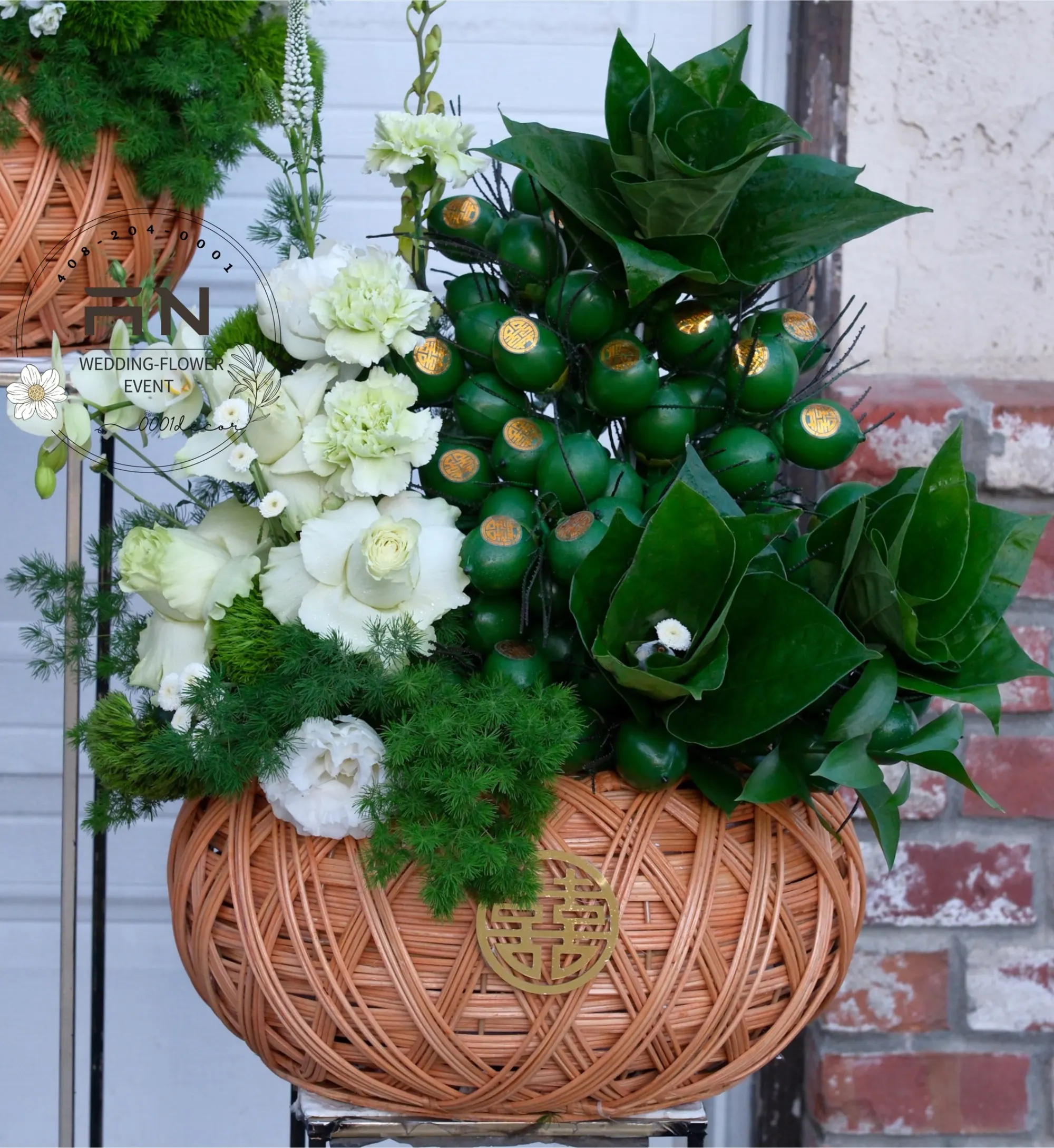 Lễ Gia Tiên tea ceremony decoration San Jose – 0001Decor LLC