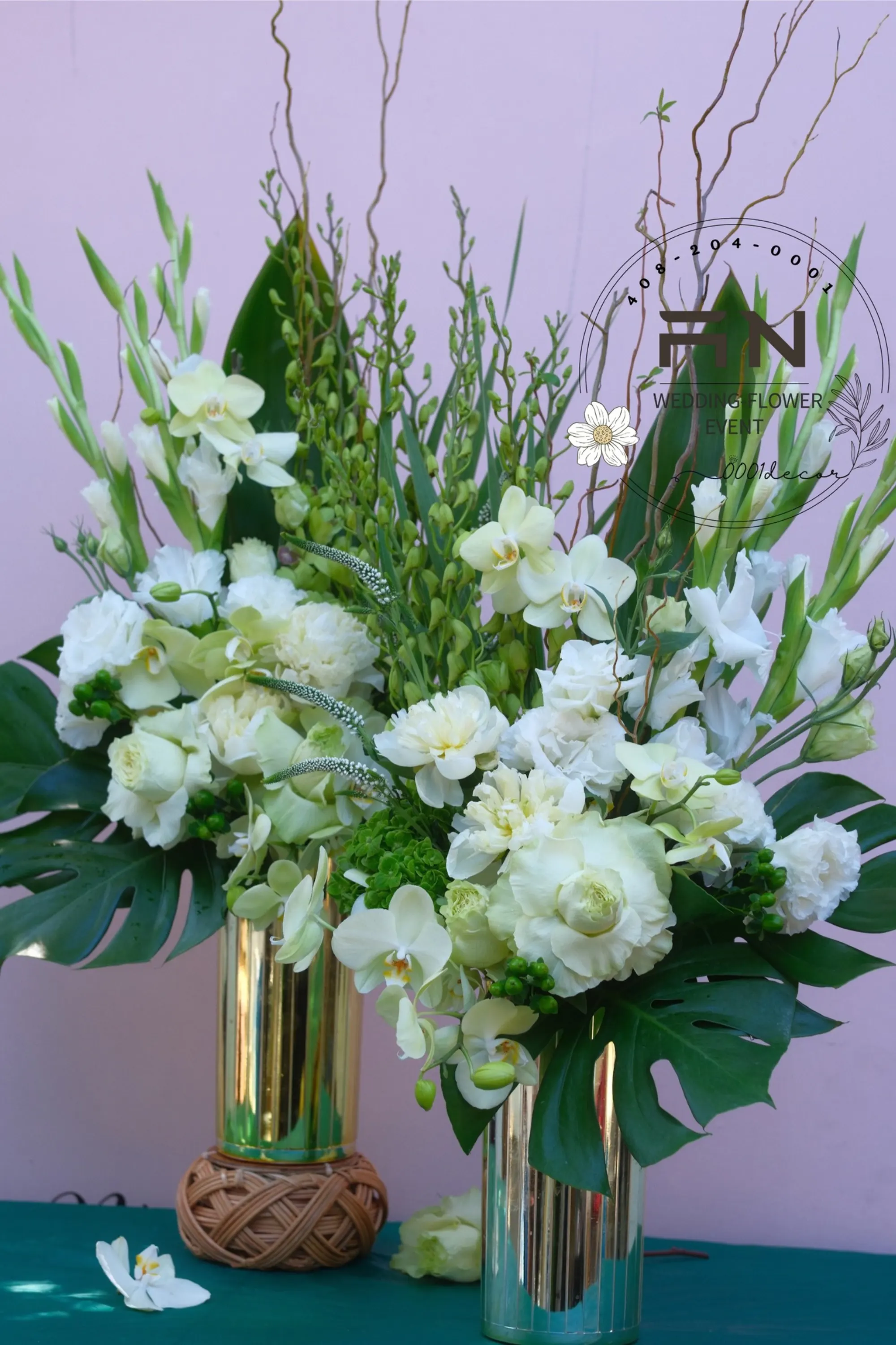 Lễ Gia Tiên tea ceremony decoration San Jose – 0001Decor LLC