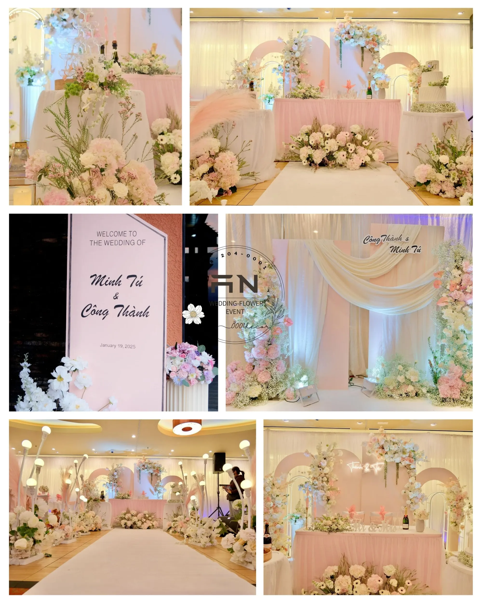 Wedding decoration San Jose Bay Area – 0001Decor LLC