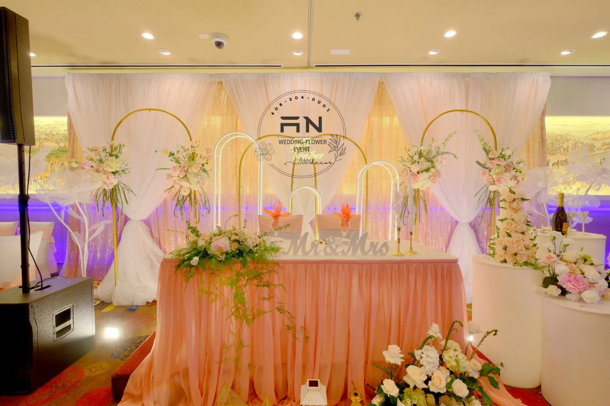 Wedding decoration San Jose Bay Area – 0001Decor LLC