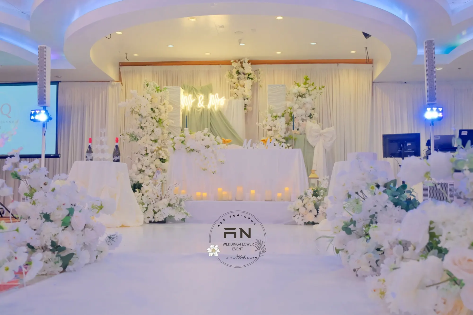 Wedding decoration San Jose Bay Area – 0001Decor LLC