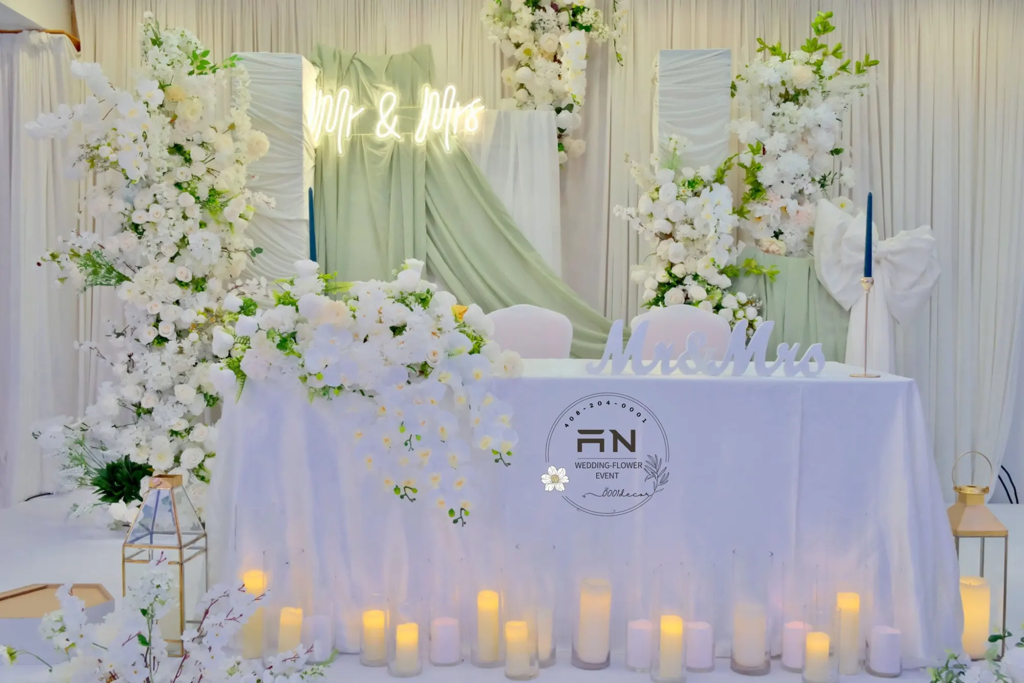 Wedding decoration San Jose Bay Area – 0001Decor LLC