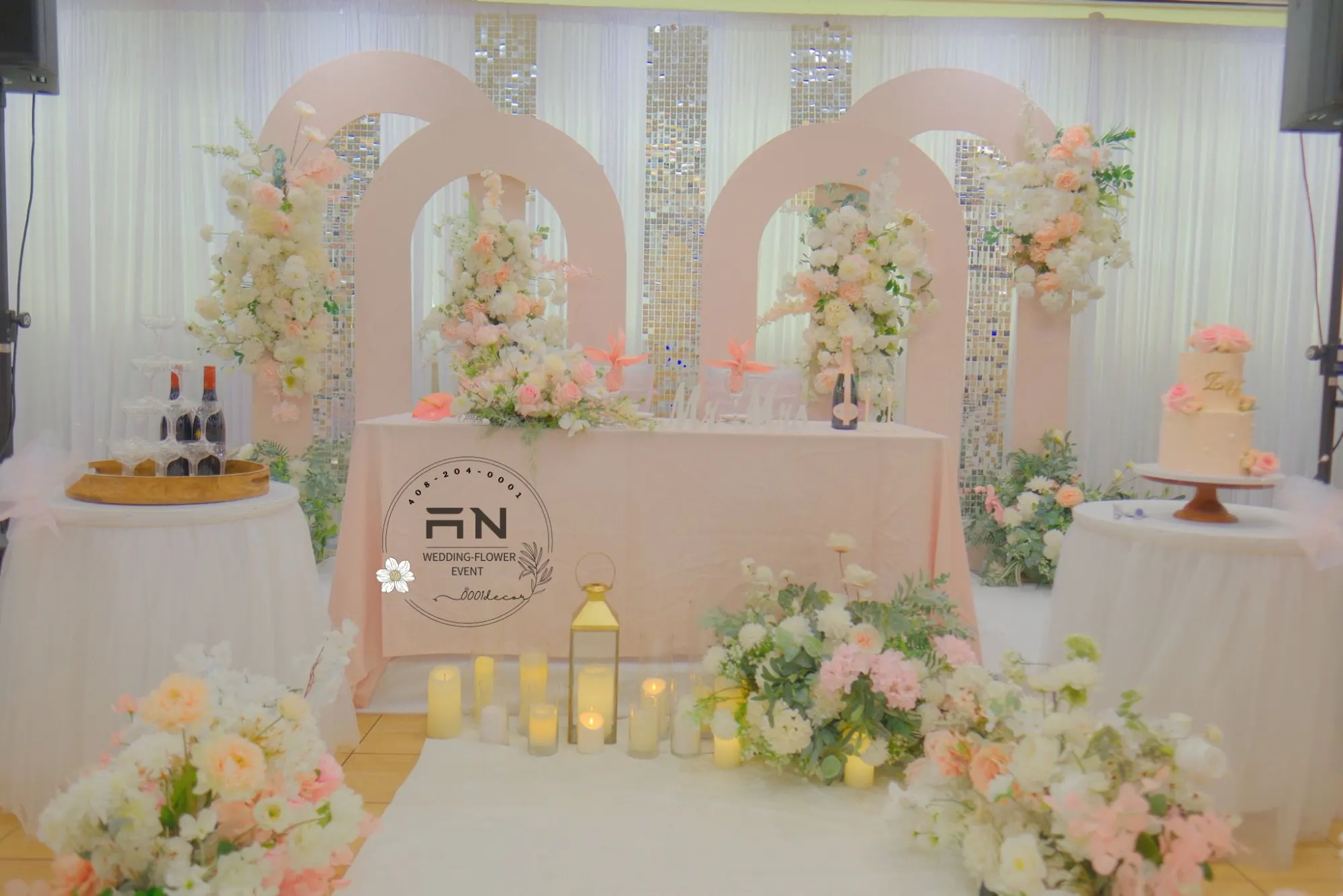 Wedding decoration San Jose Bay Area – 0001Decor LLC